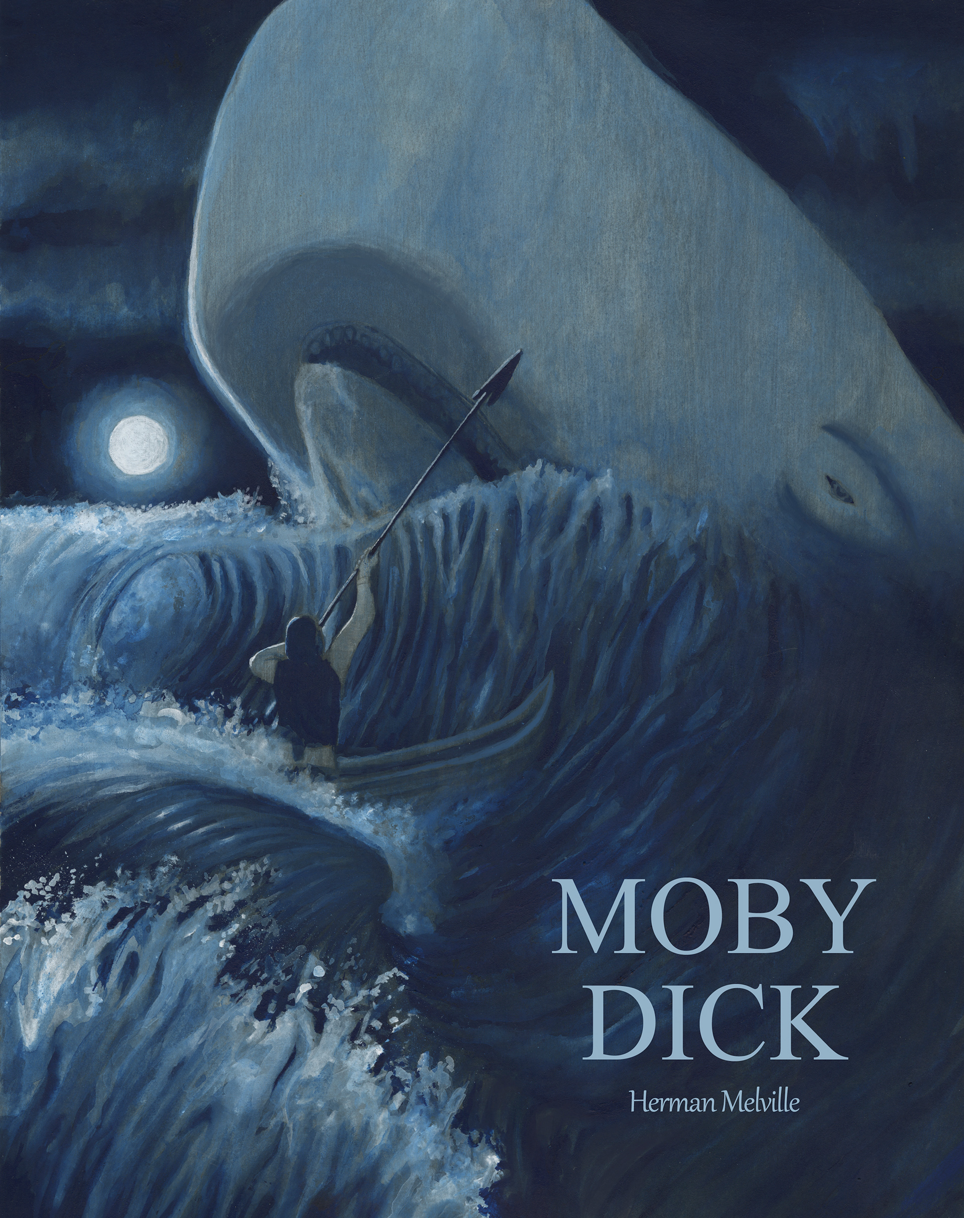 Moby Dick in Tribute to Howard Pyle
