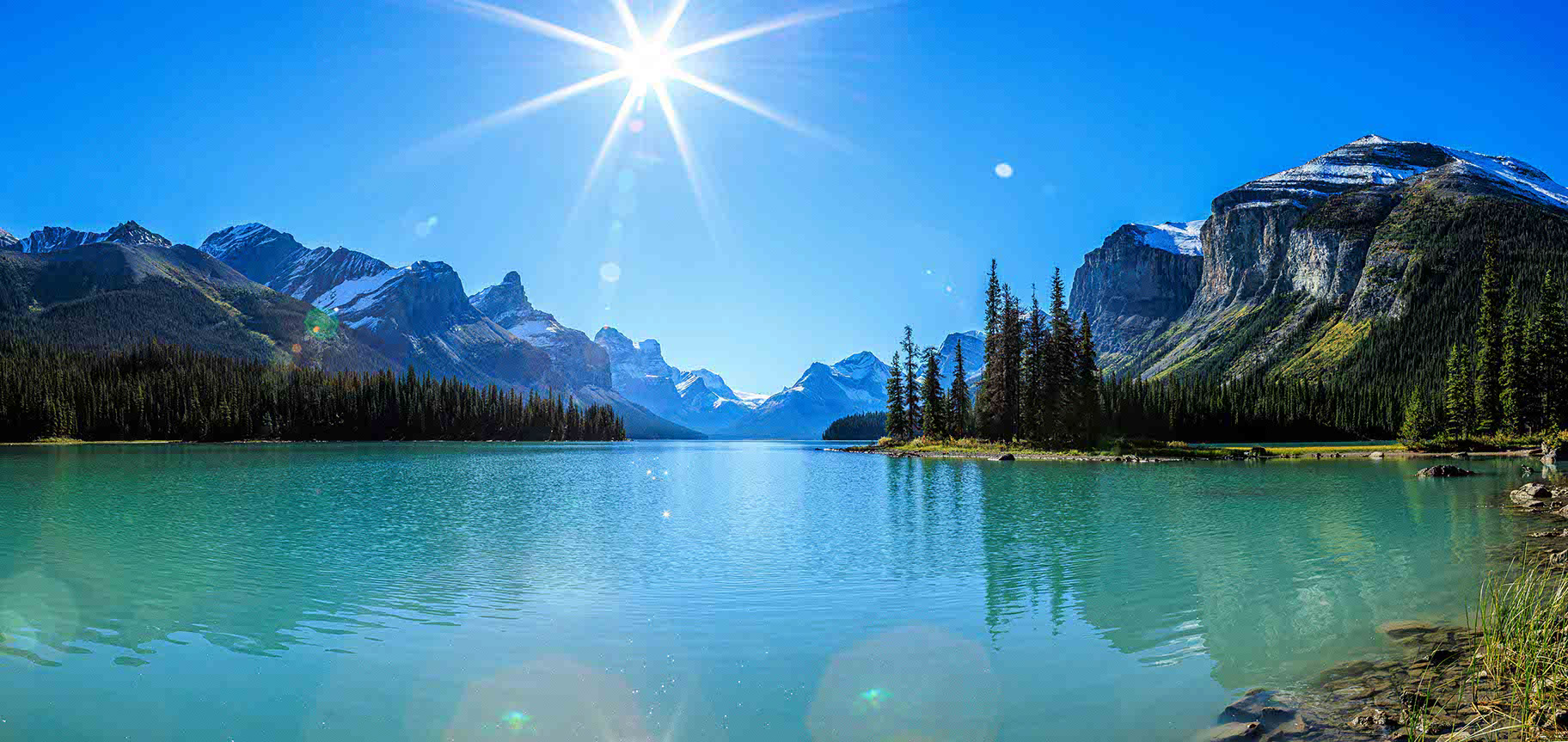 Panoramic View-Lake Maligne