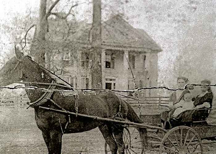 The James Brice Clowney House in Winnsboro, South Carolina, where Clowney’s great-grandfather grew up, shown in its early years. Photographer Once Known, Courtesy of Clowney Family Archives