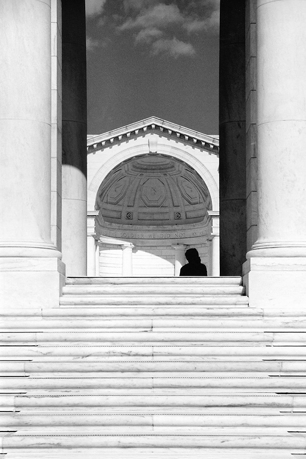 Clowney’s photograph of the Memorial Amphitheater at The Tomb of the Unknown Soldier in Arlington National Cemetery wins first place in a 2005 photography contest.