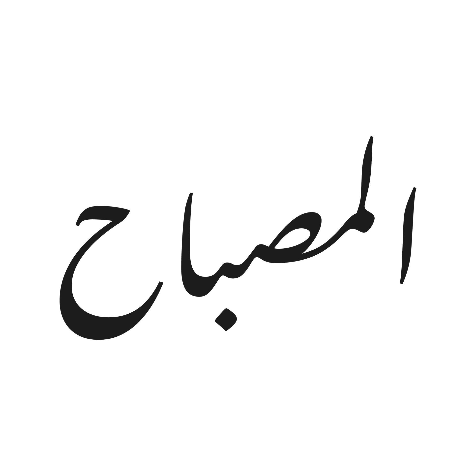 Lettering Skeleton Based on Nastaliq Script