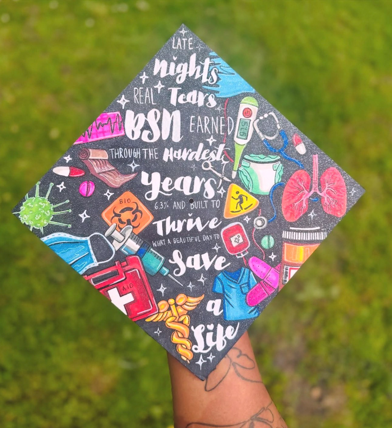BSN Original Custom Grad Cap Topper, 2025