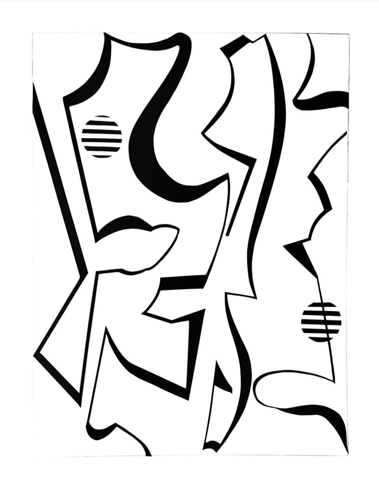 Symphony Study 2, Paper, 11" x 14", 2023