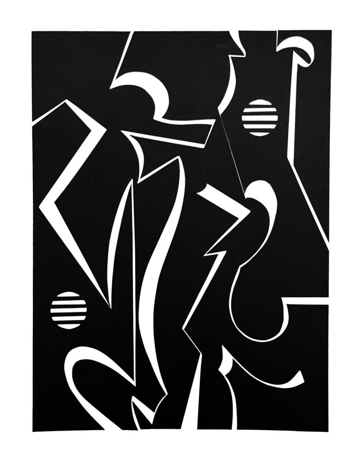 Symphony Study 1, Paper, 11" x 14", 2023