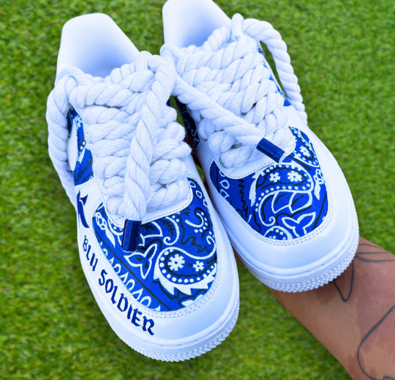 Blue & White Customs, AF1, 2025
