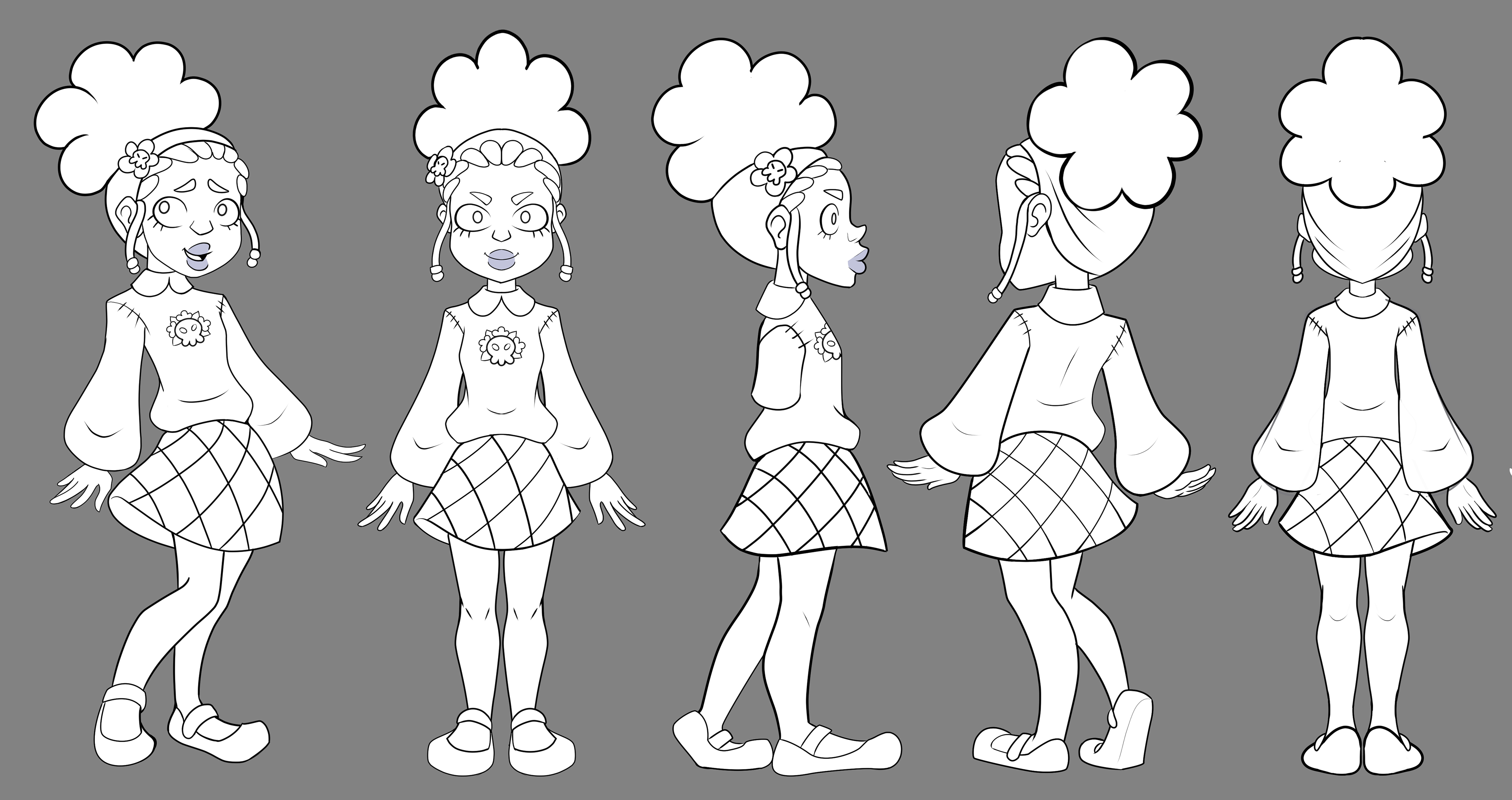 Supporting Character turn around test
