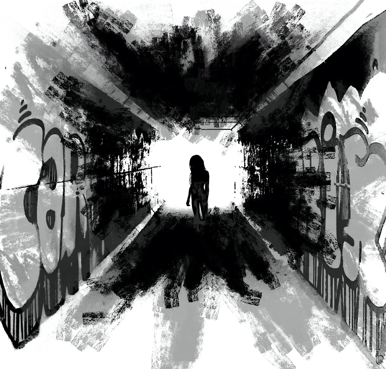 Underground B&W