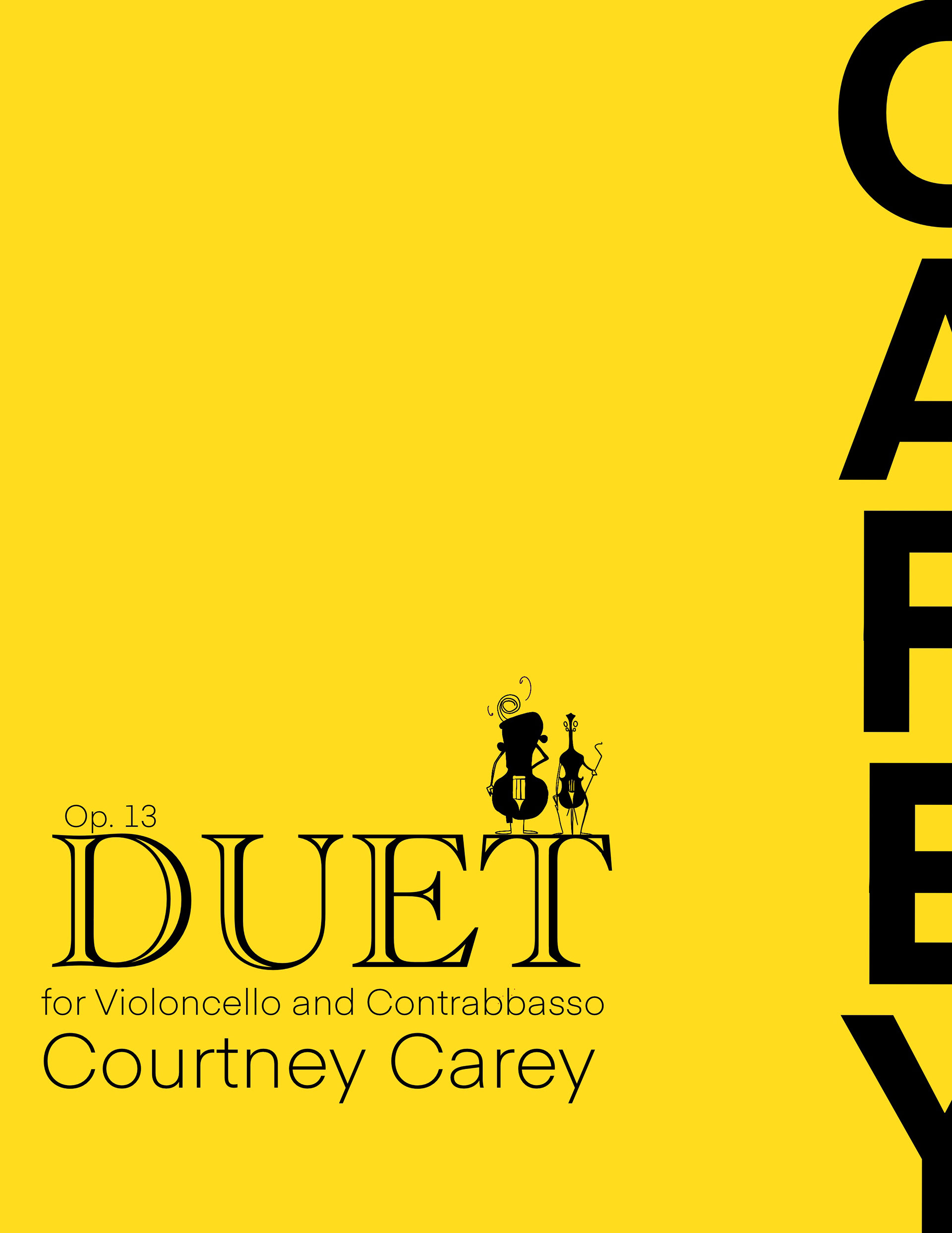 Duet for Violoncello and Contrabbasso