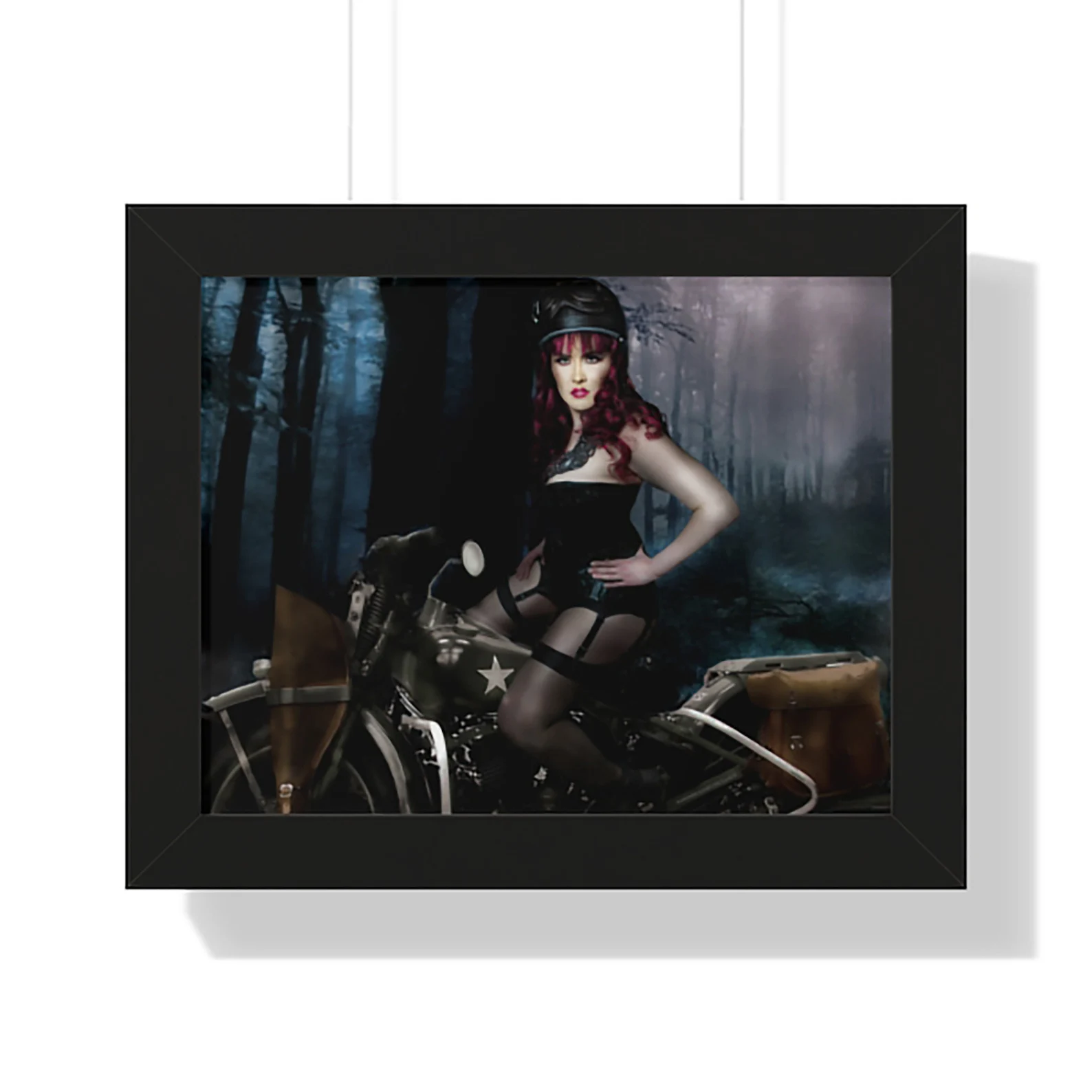 Pinup Framed Fine Art Print