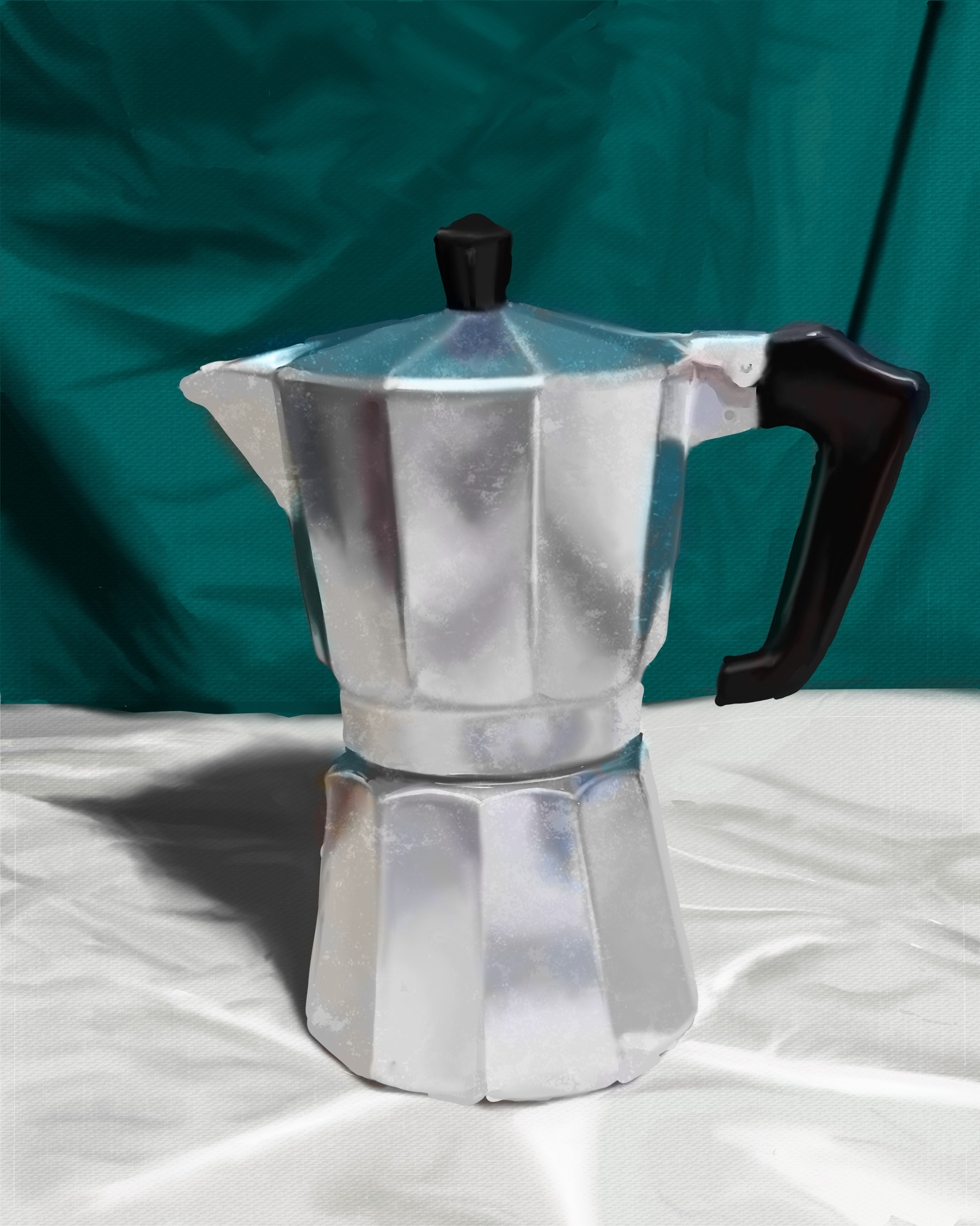 Stove Top Espresso Still Life