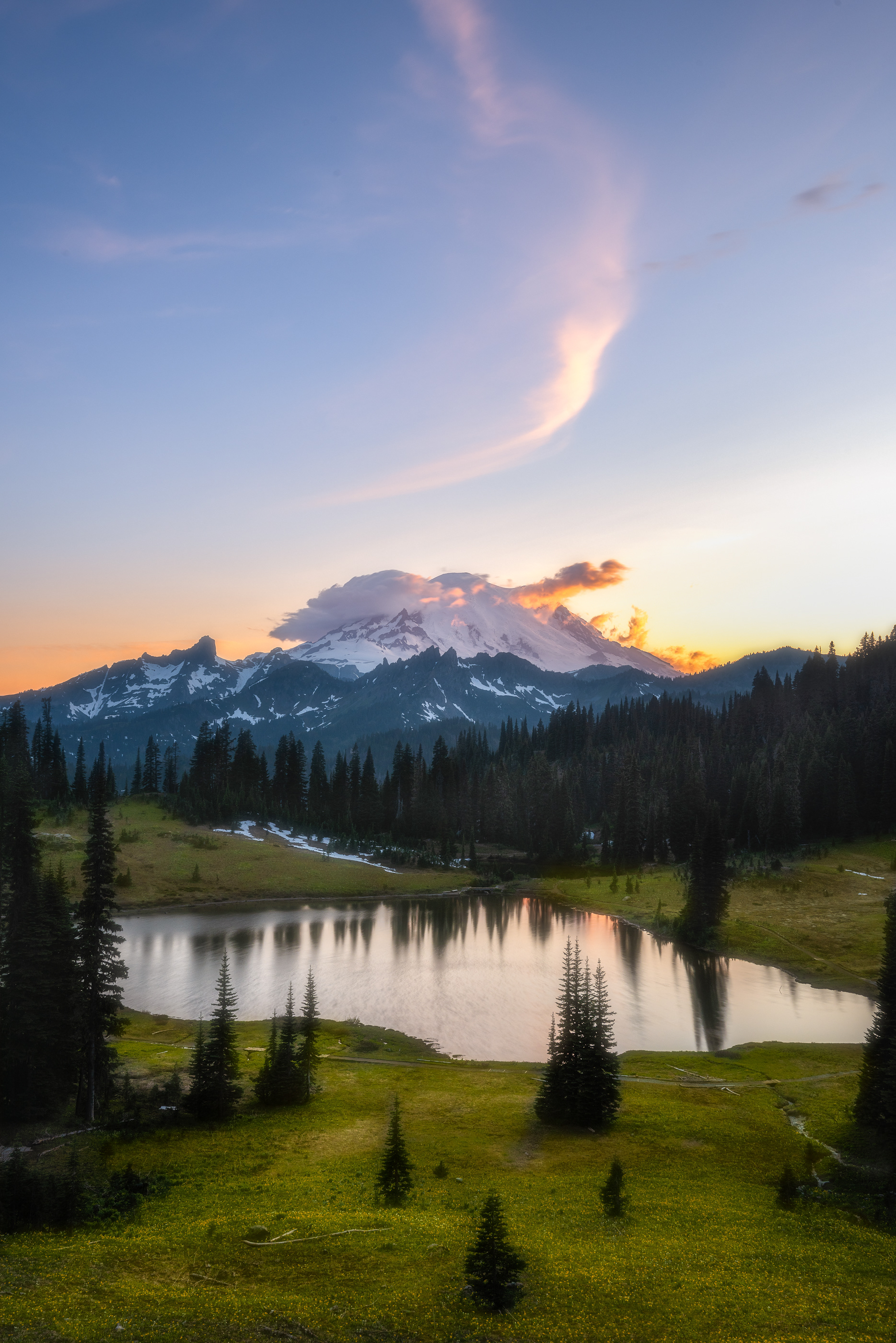 ‘Tipsoo Lake Sunset’