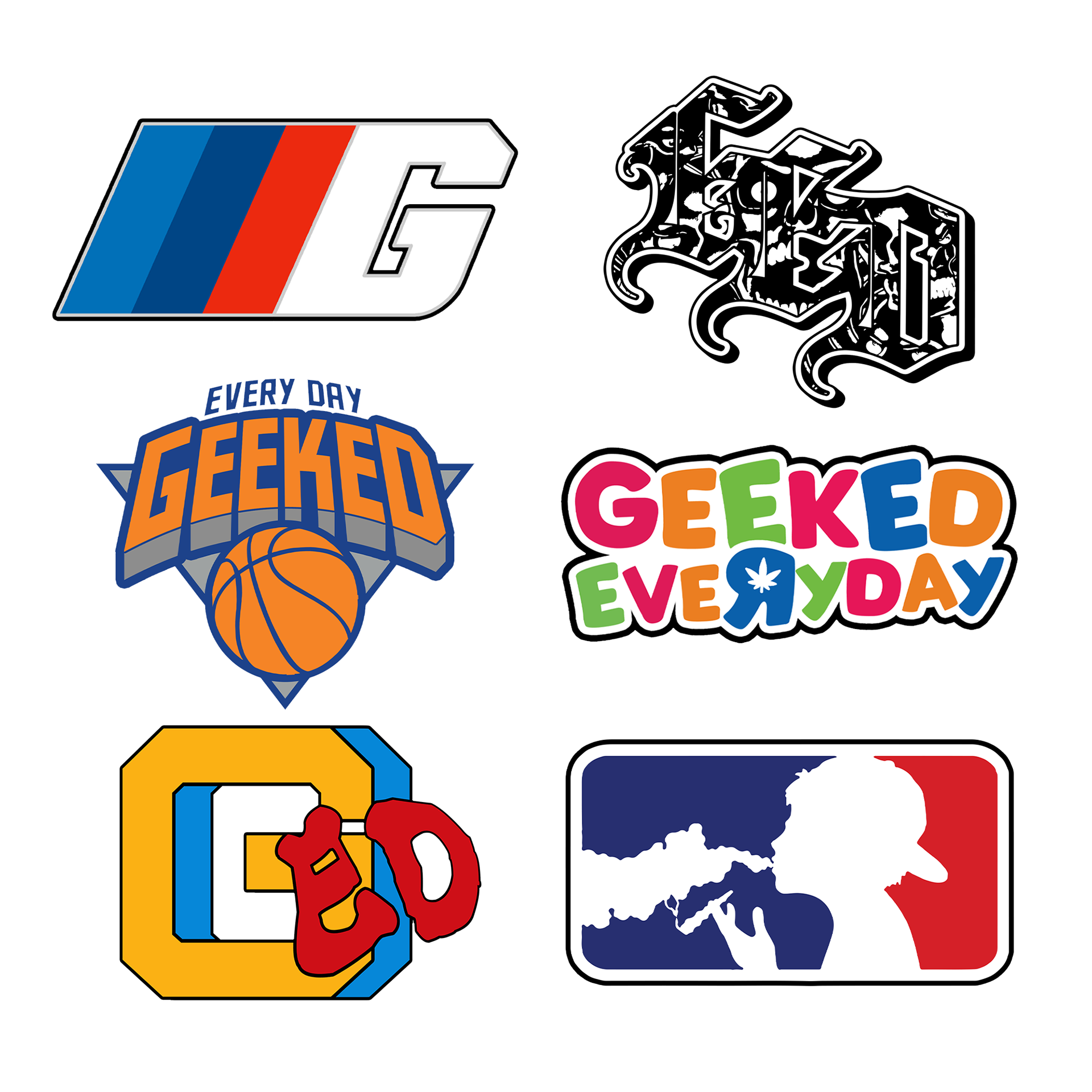Geeked Everyday Logo Pack