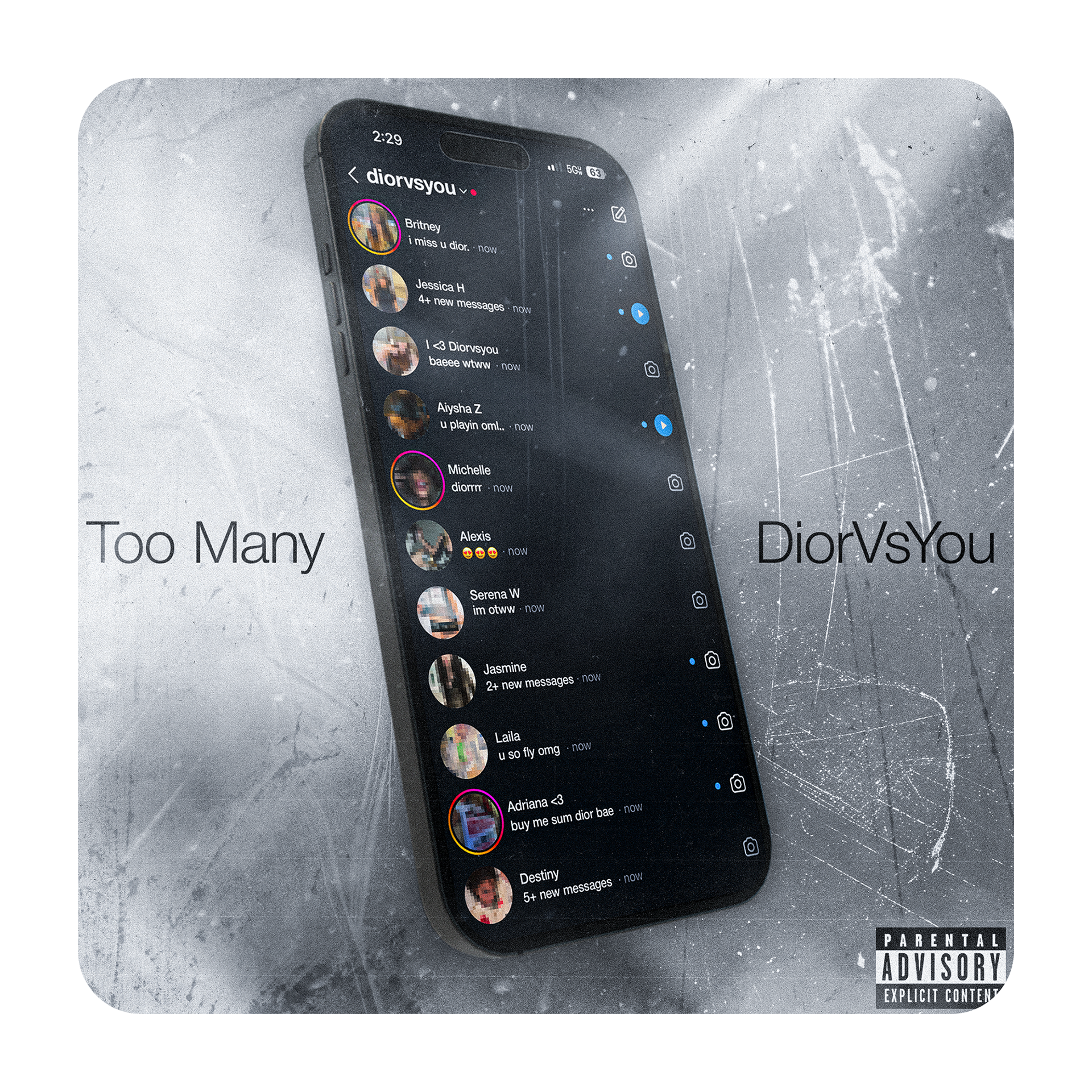 DiorVsYou "Too Many" Cover