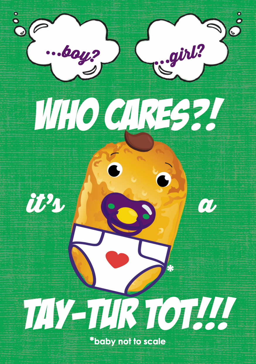 Baby shower invitation - front