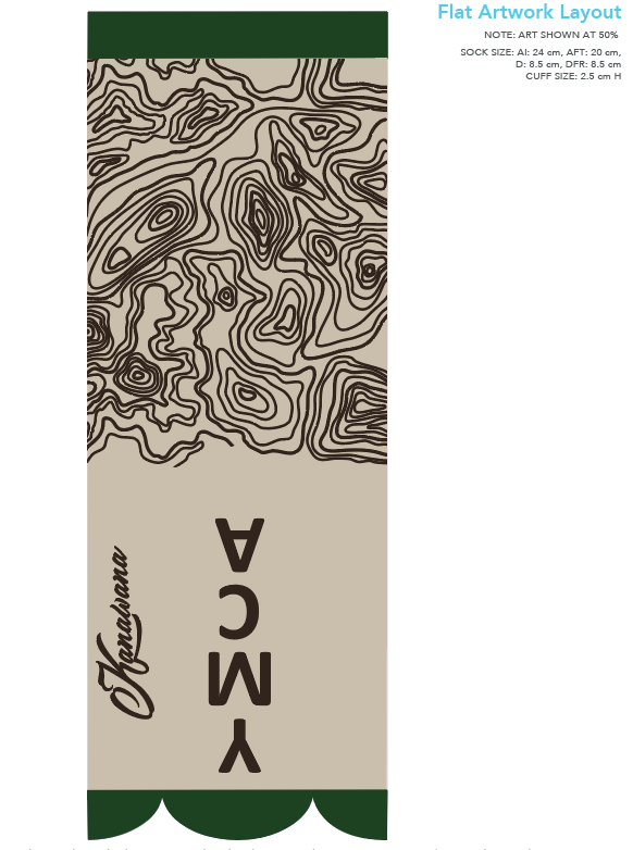 Sock Lumbermen variant - flat