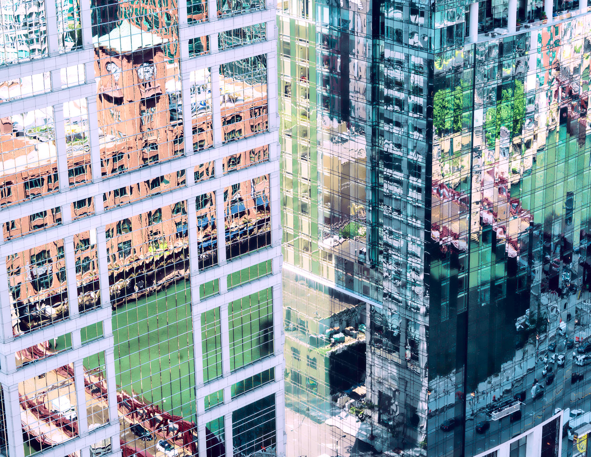 Chicago River Summer Reflections