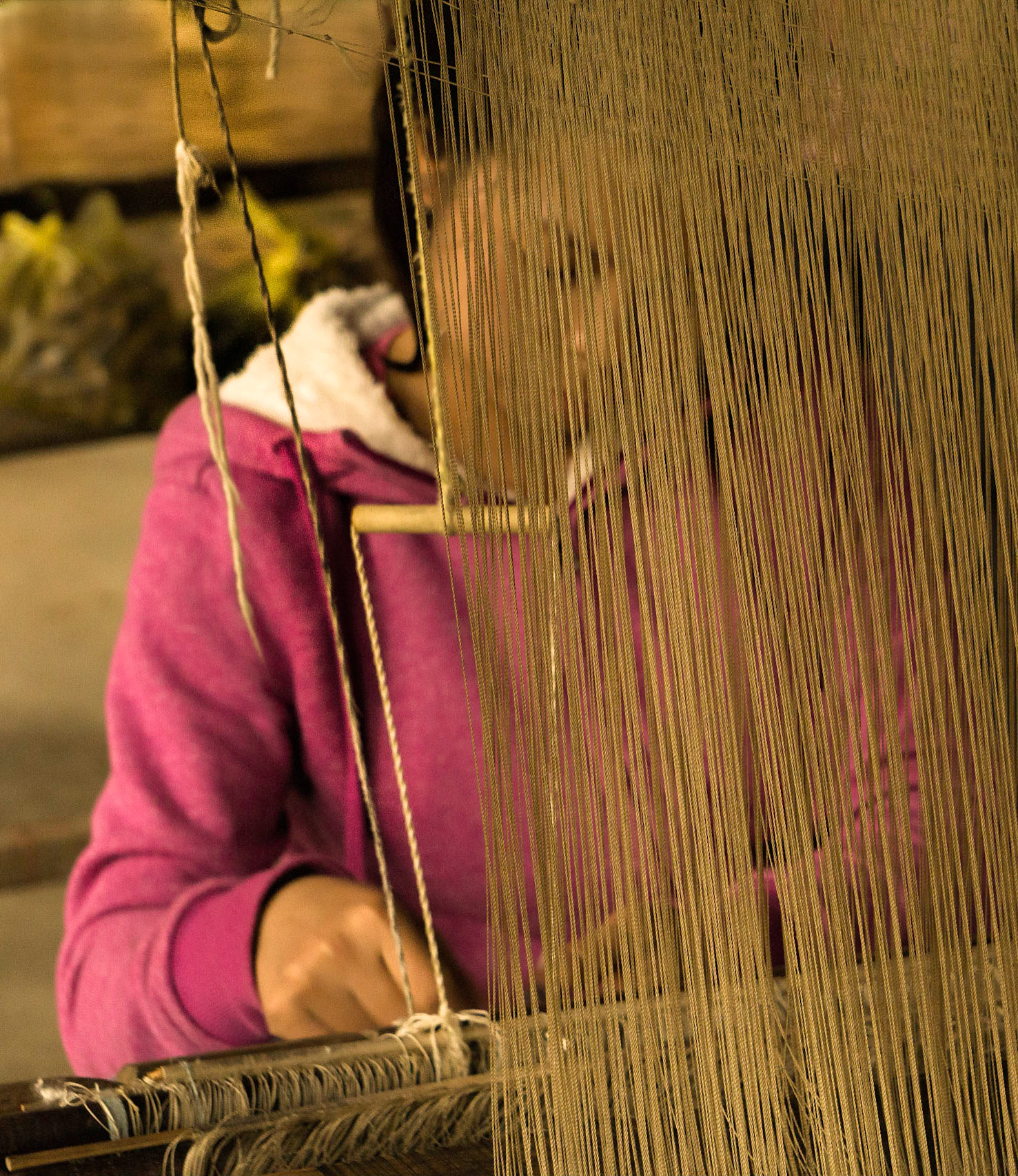 Weaver in Luang Prabang, Laos