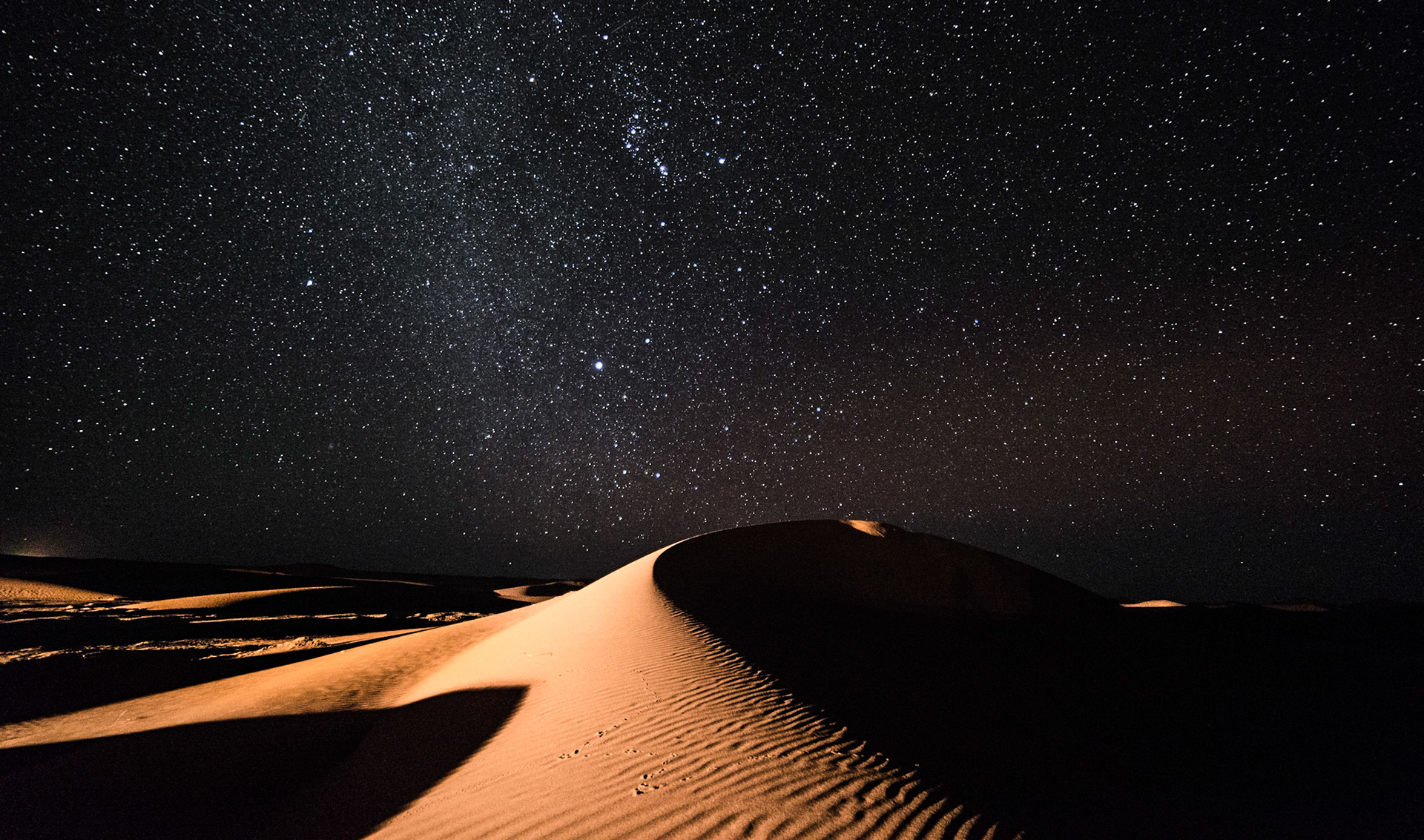 Milky Way Over the Sahara Desert