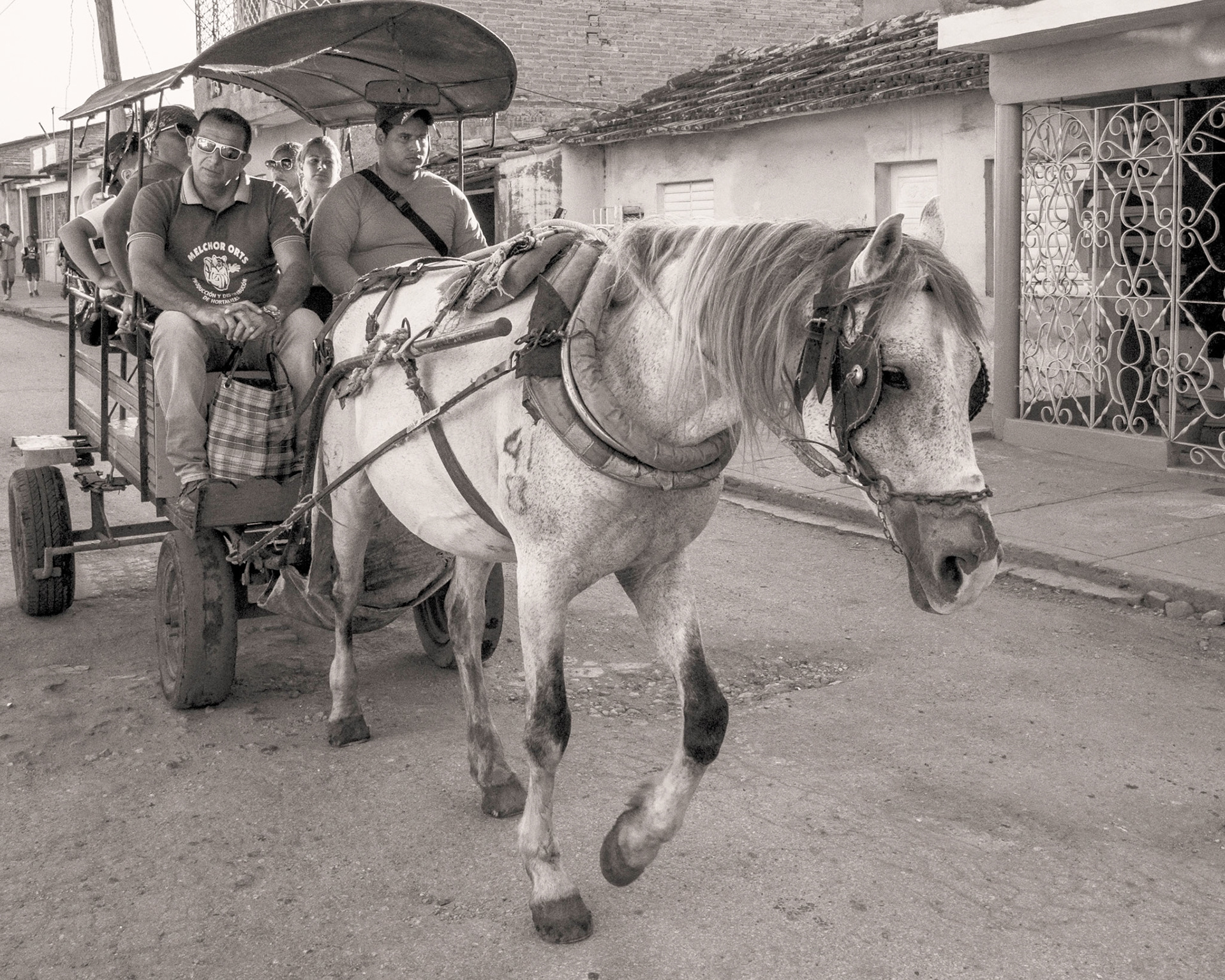 Going to Work in Trinidad, Cuba