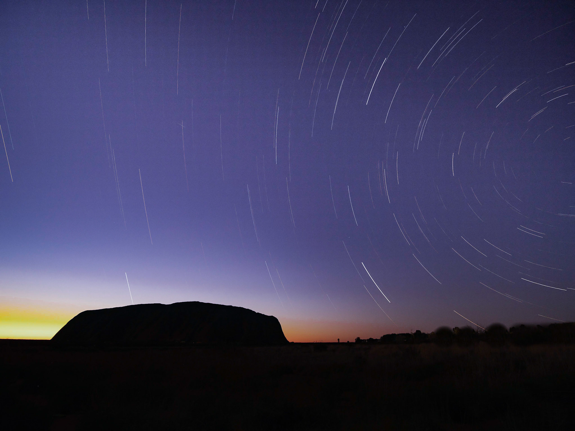 Uluru Star Trails