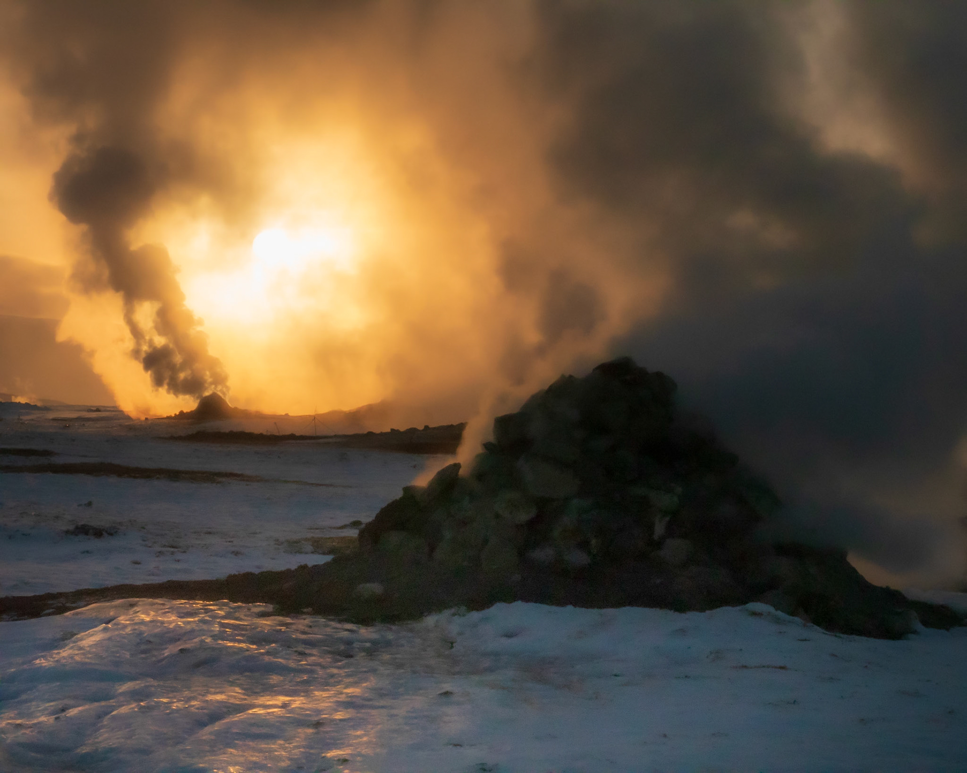Fumarole Sunset