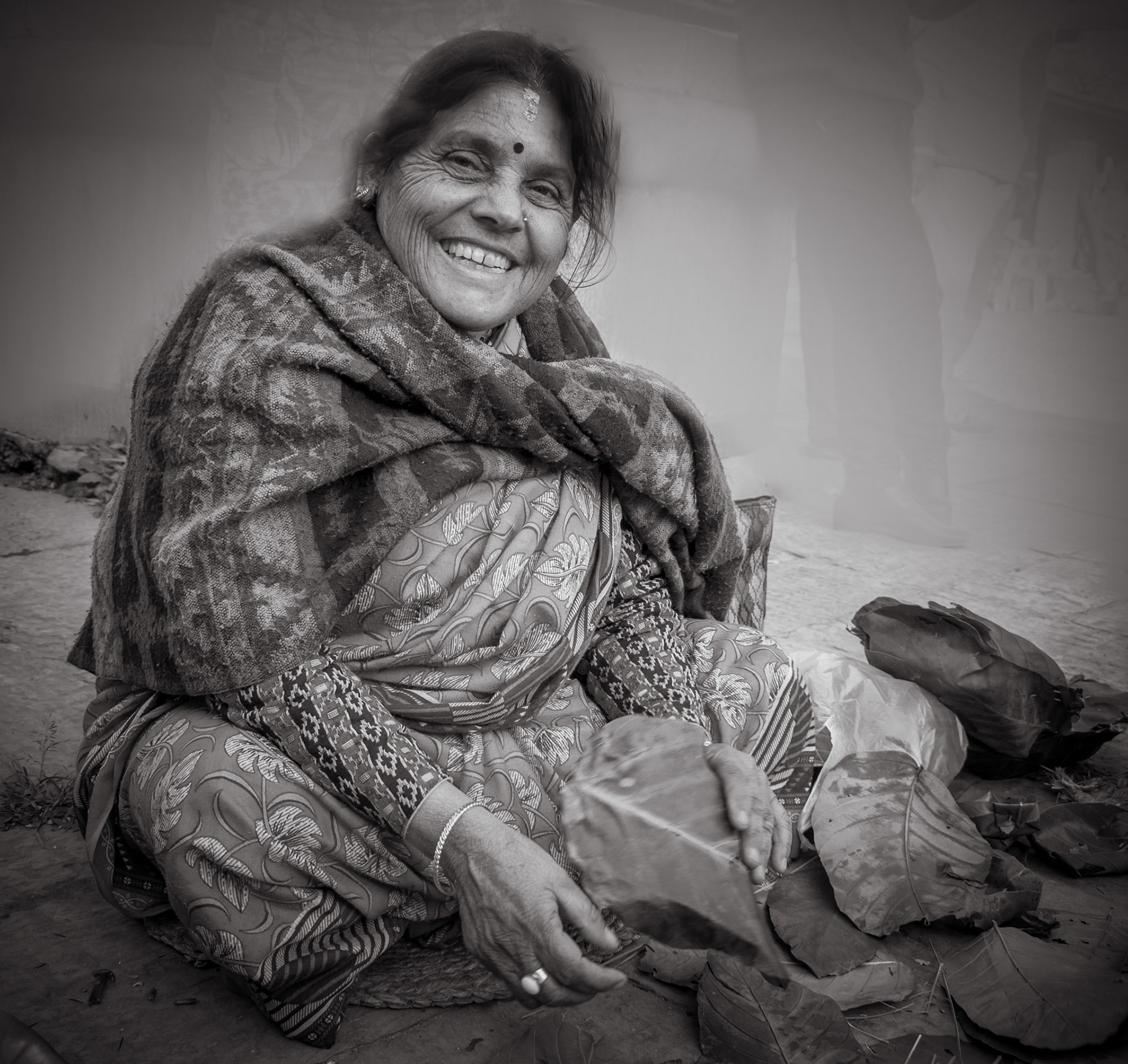 62. Woman with Leaves
