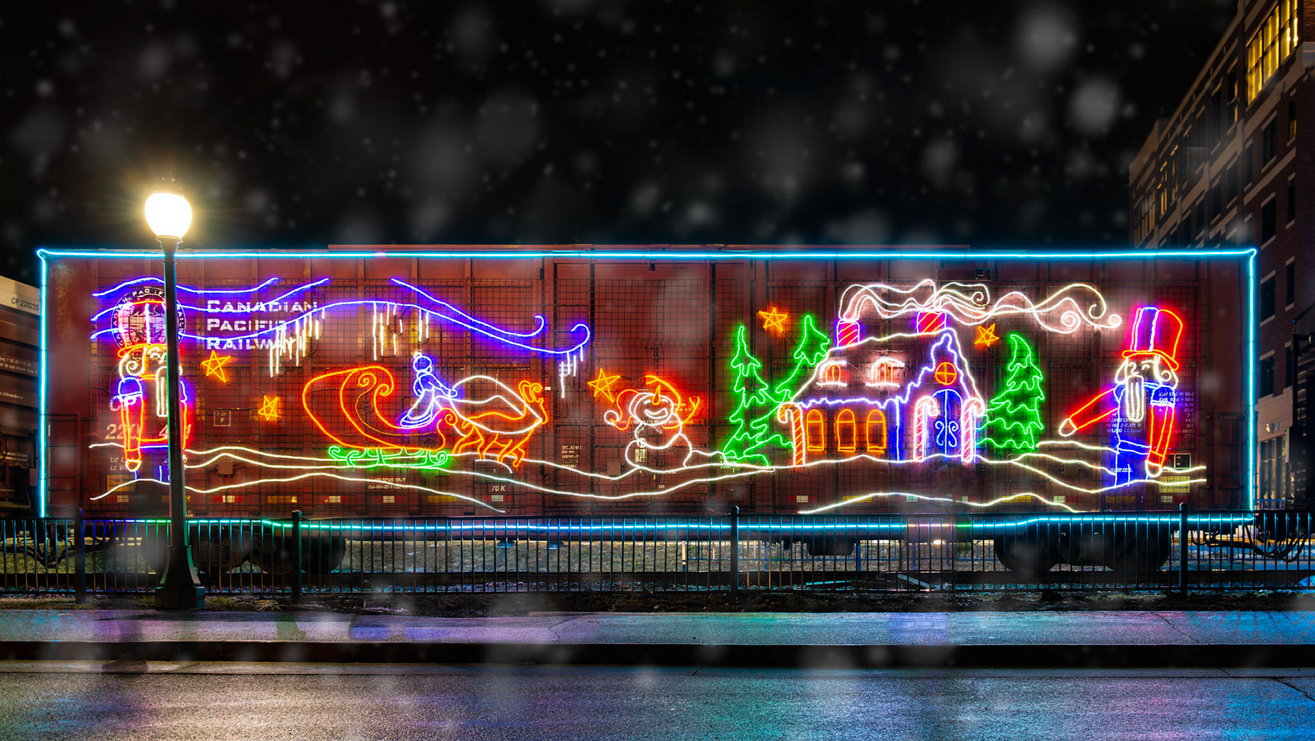 Holiday Train Car