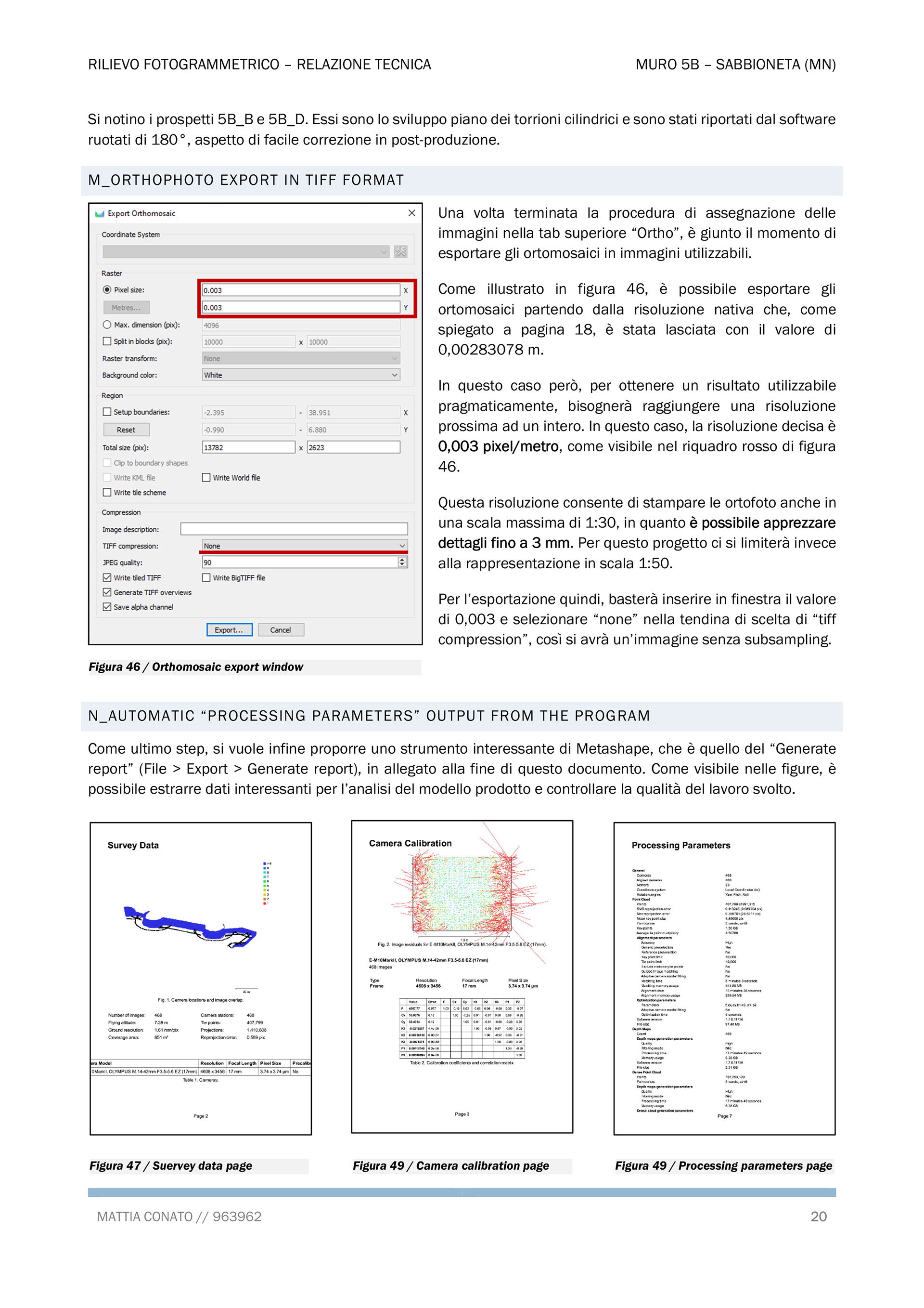 a page of the survey report 2