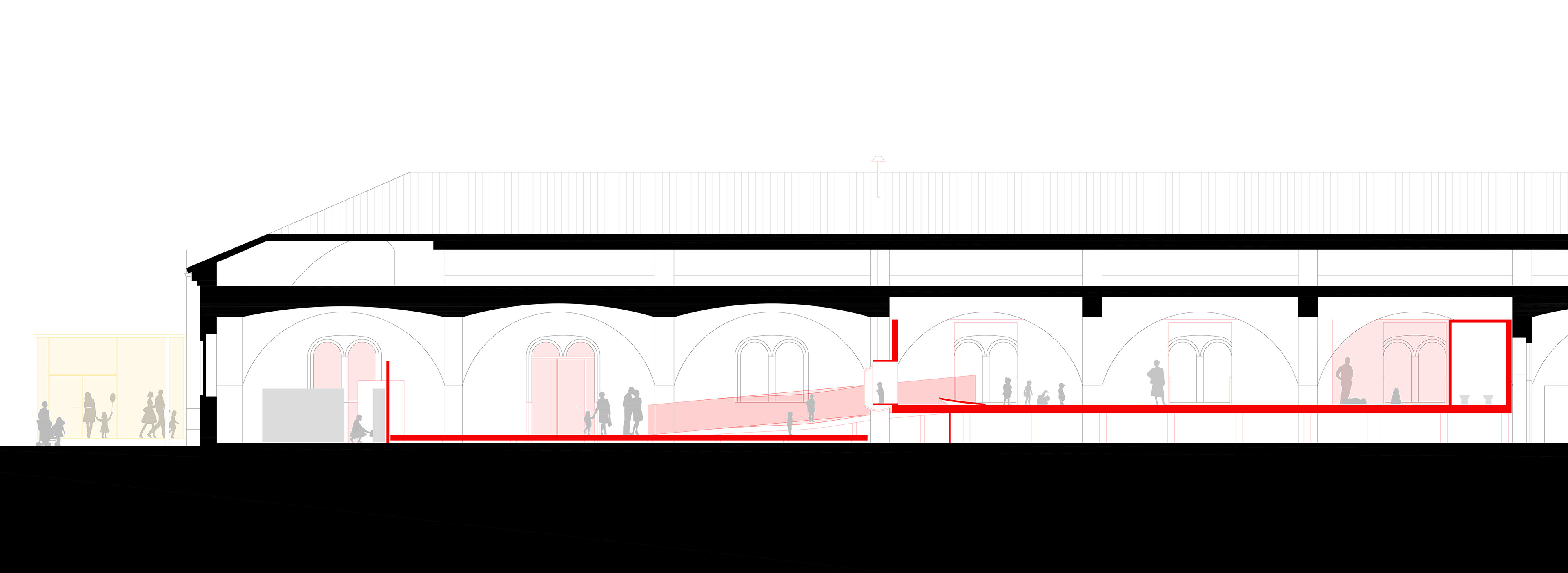 longitudinal section of the nursery