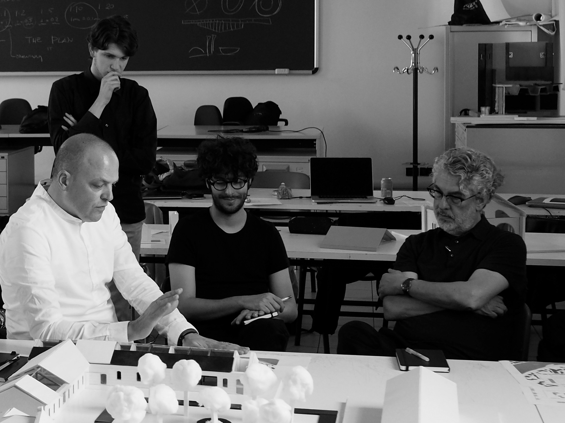 mentors during a project review 1