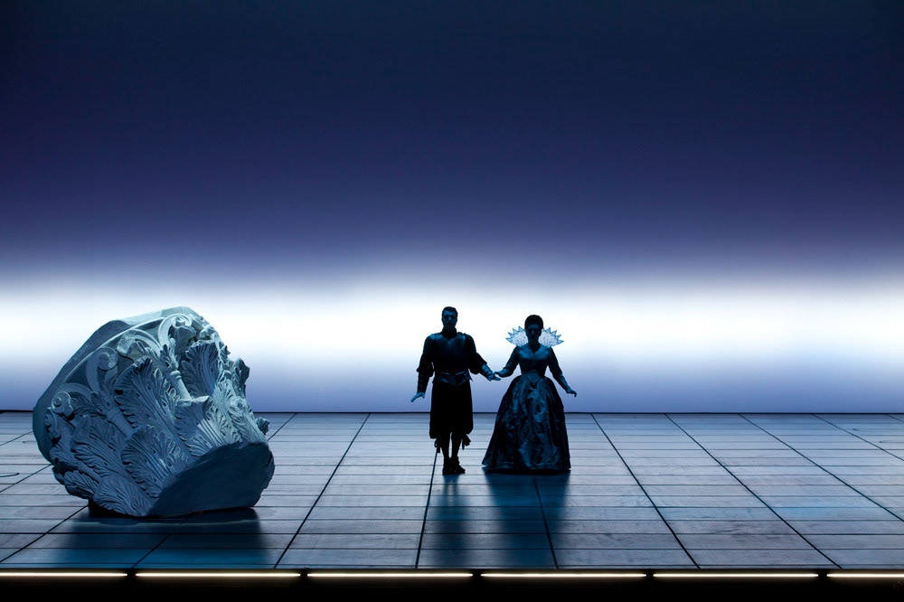 referenc: robert wilson's scenography for Monteverdi's "The Coronation of Poppea"