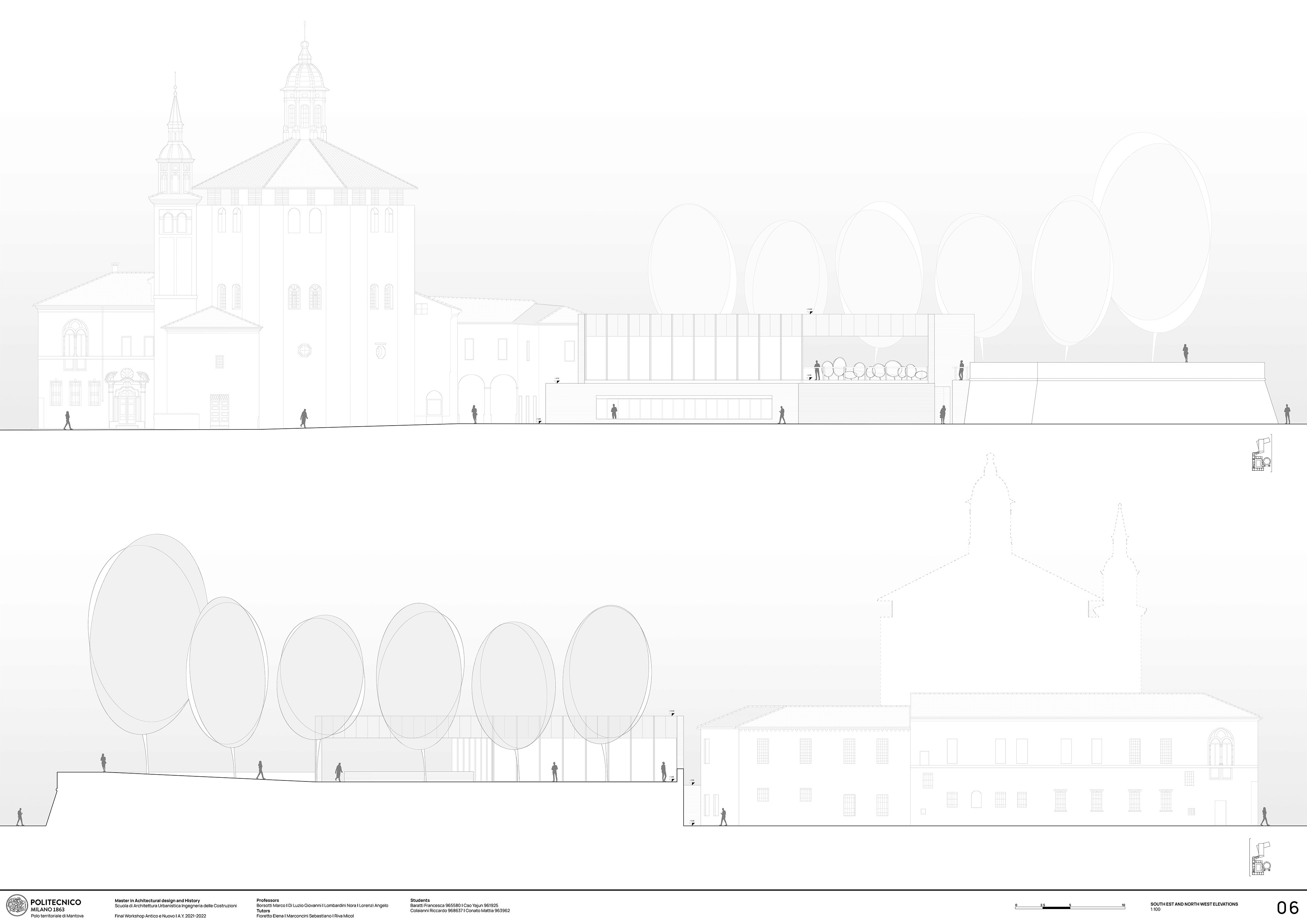 sections and elevations