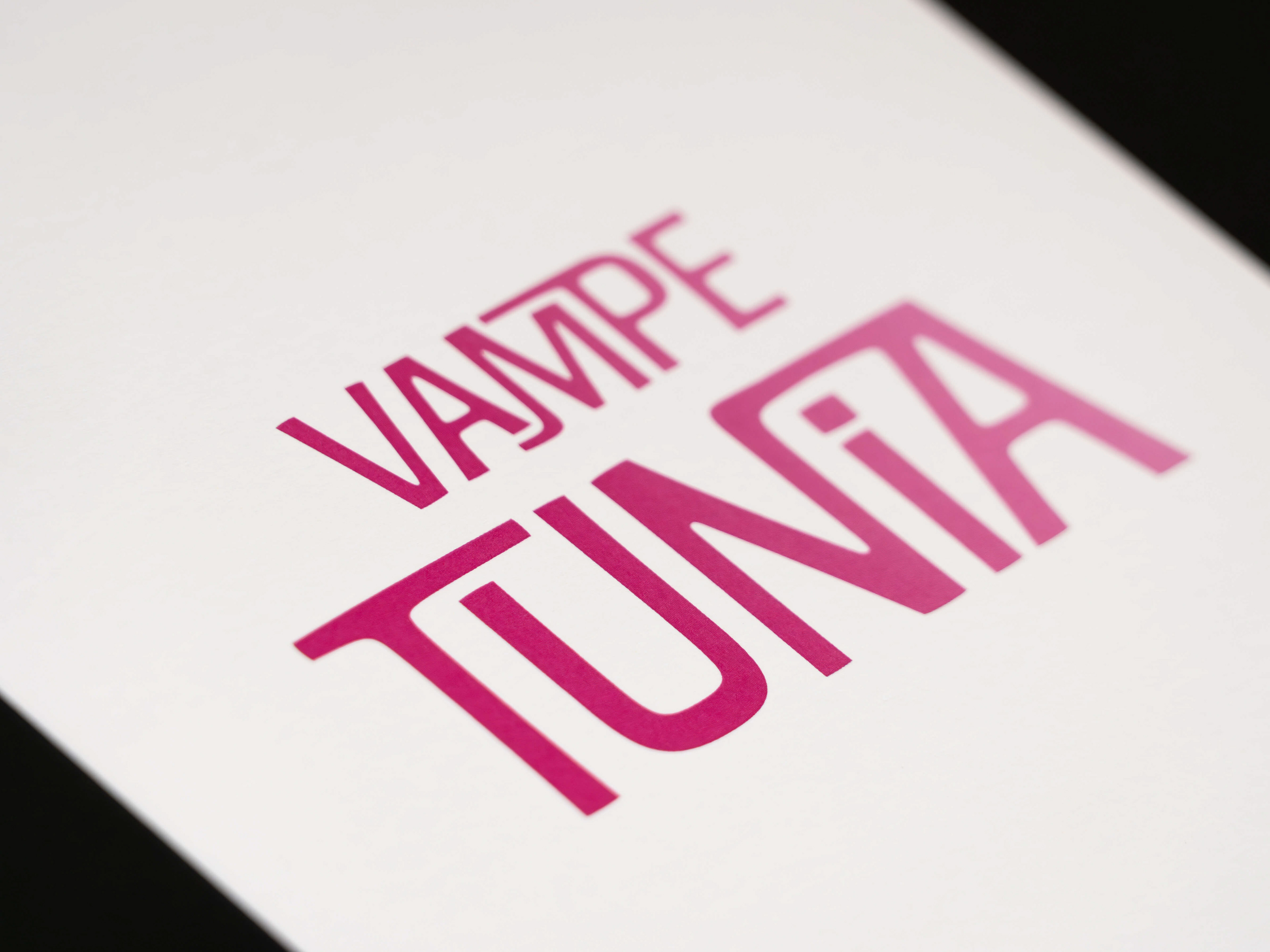 Vampe Tunia - A5 Print (Rückseite)