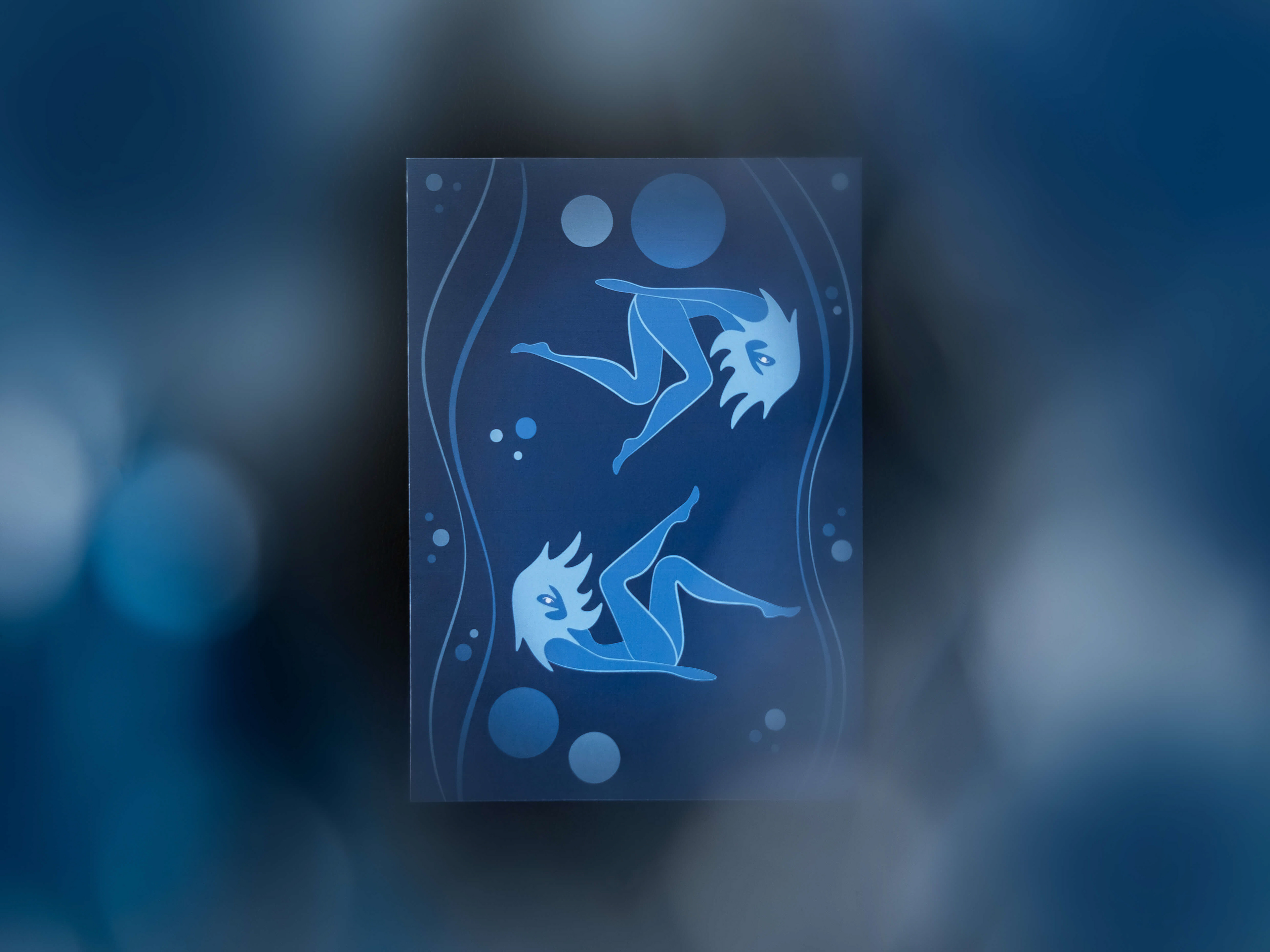 Aqua Souls - A6 Print (Vorderseite)