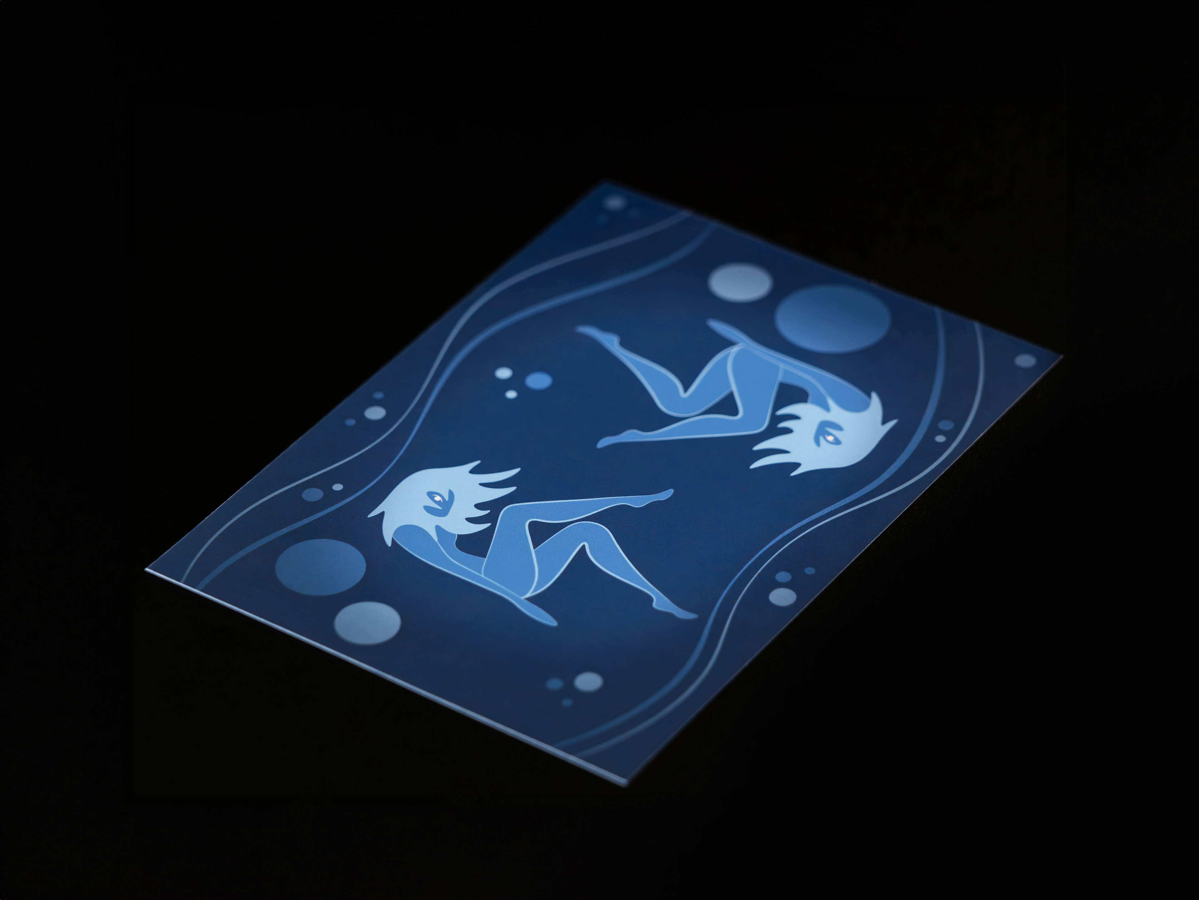 Aqua Souls - A6 Print (Vorderseite)