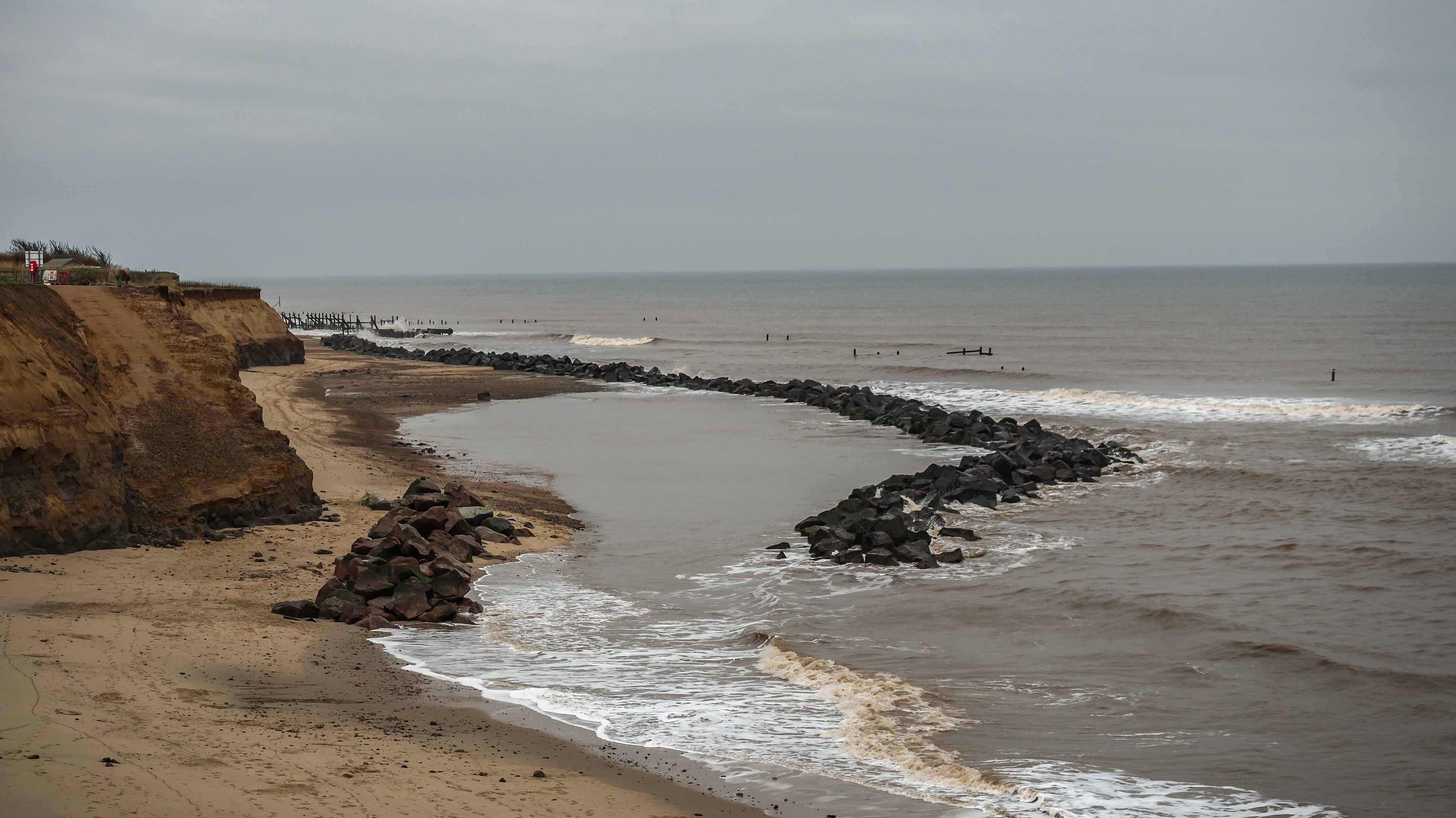 Ramp to the beach? - Happisburgh