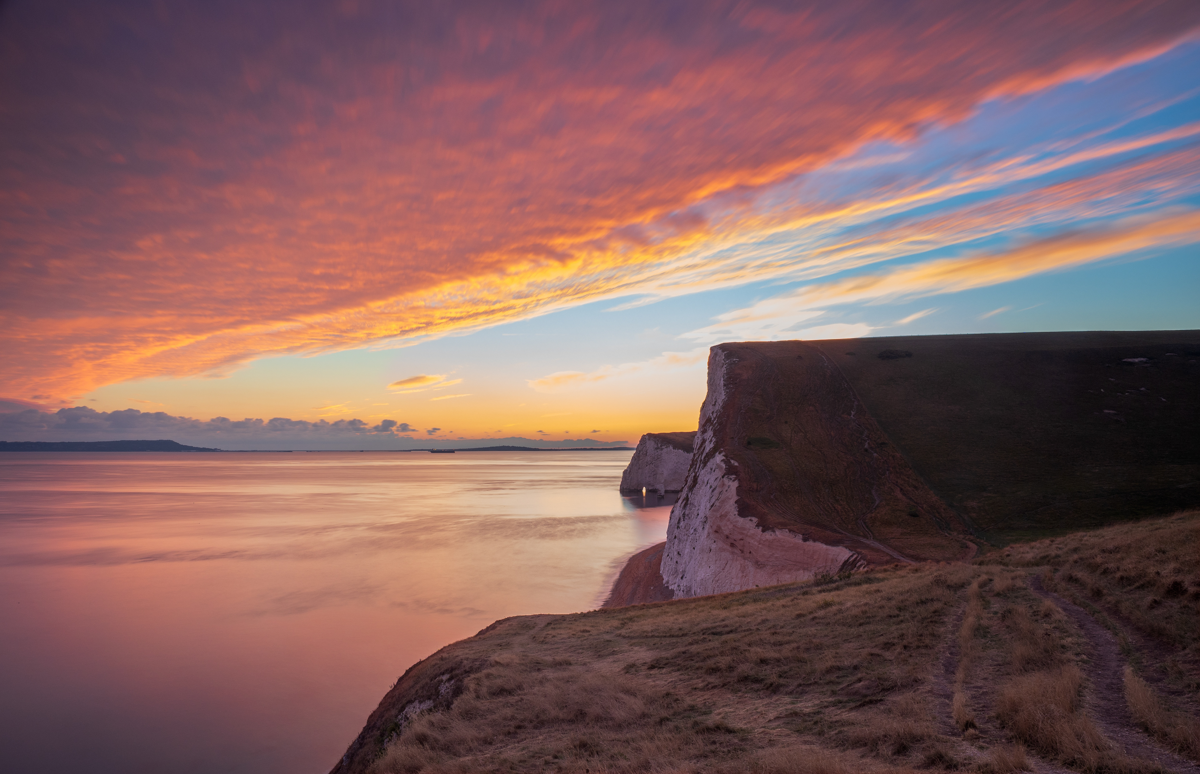 Swyre and Bat's Head Sunset