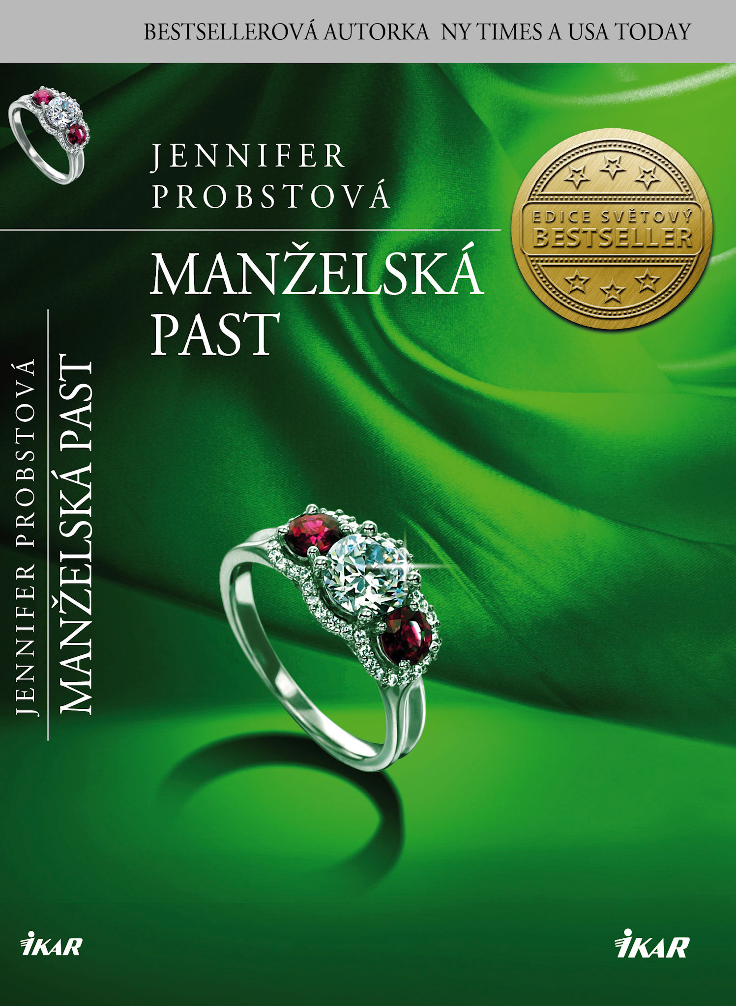 Manželská past-Přebal