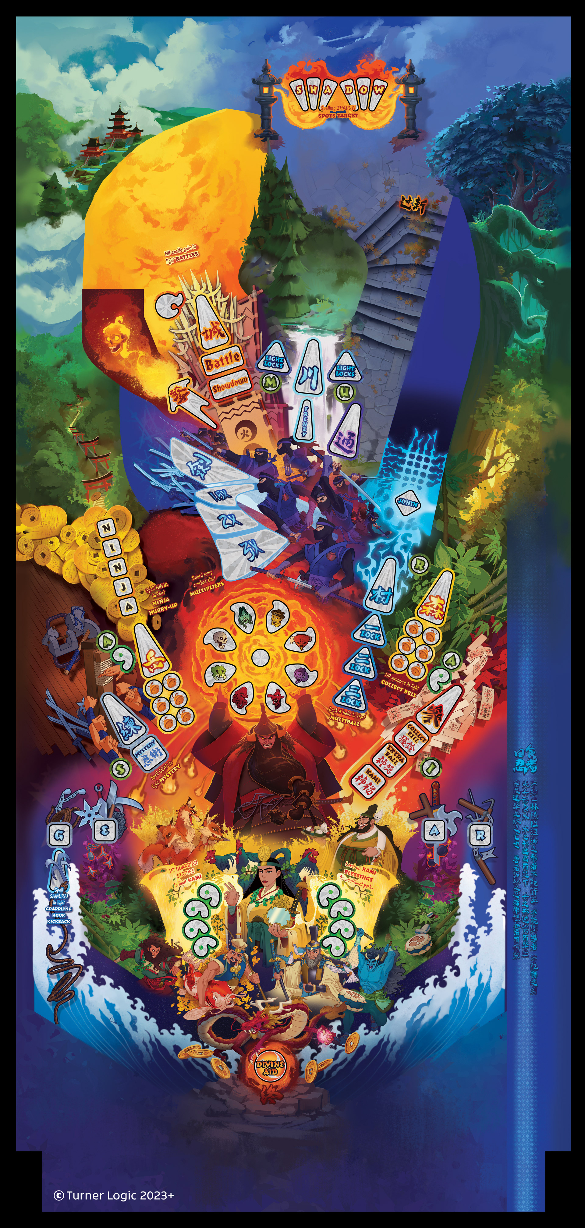 Playfield Artwork ©Turner Logic 2023+ All Rights Reserved