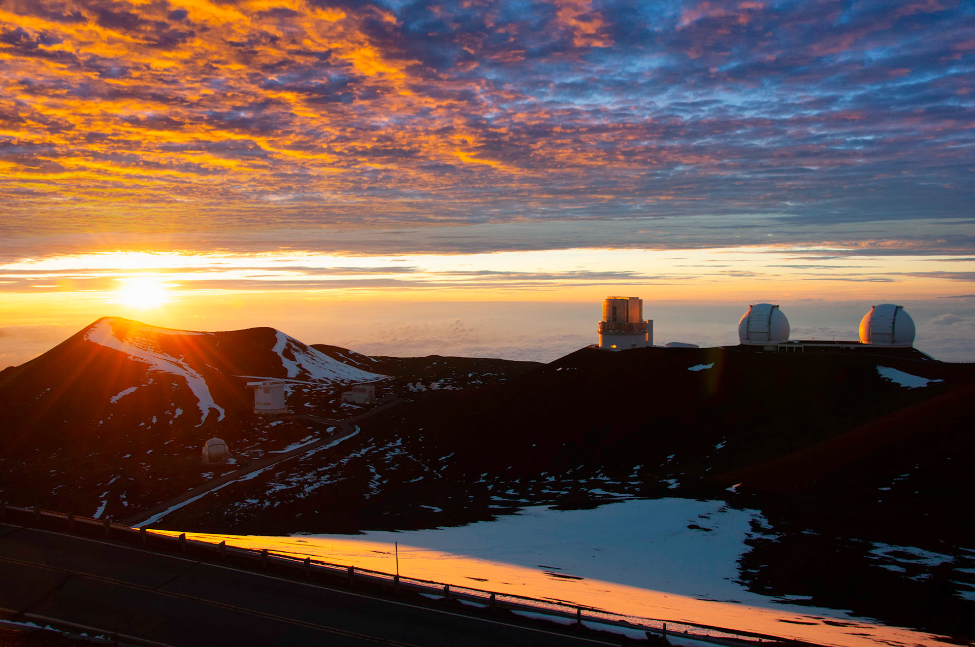 Mauna Kea at Sunset