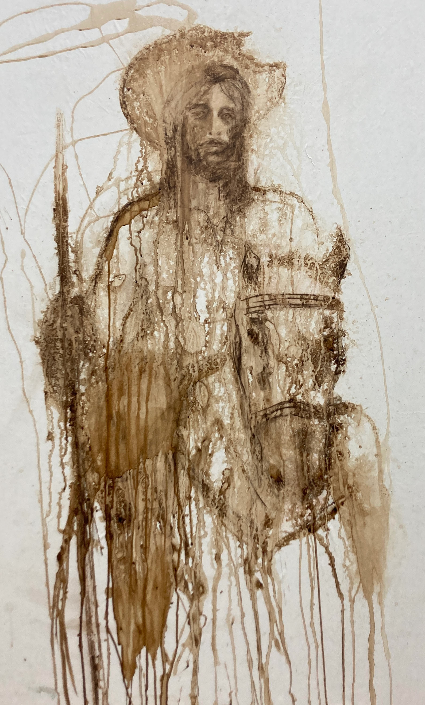 La quête - 160x97 - Brou de noix