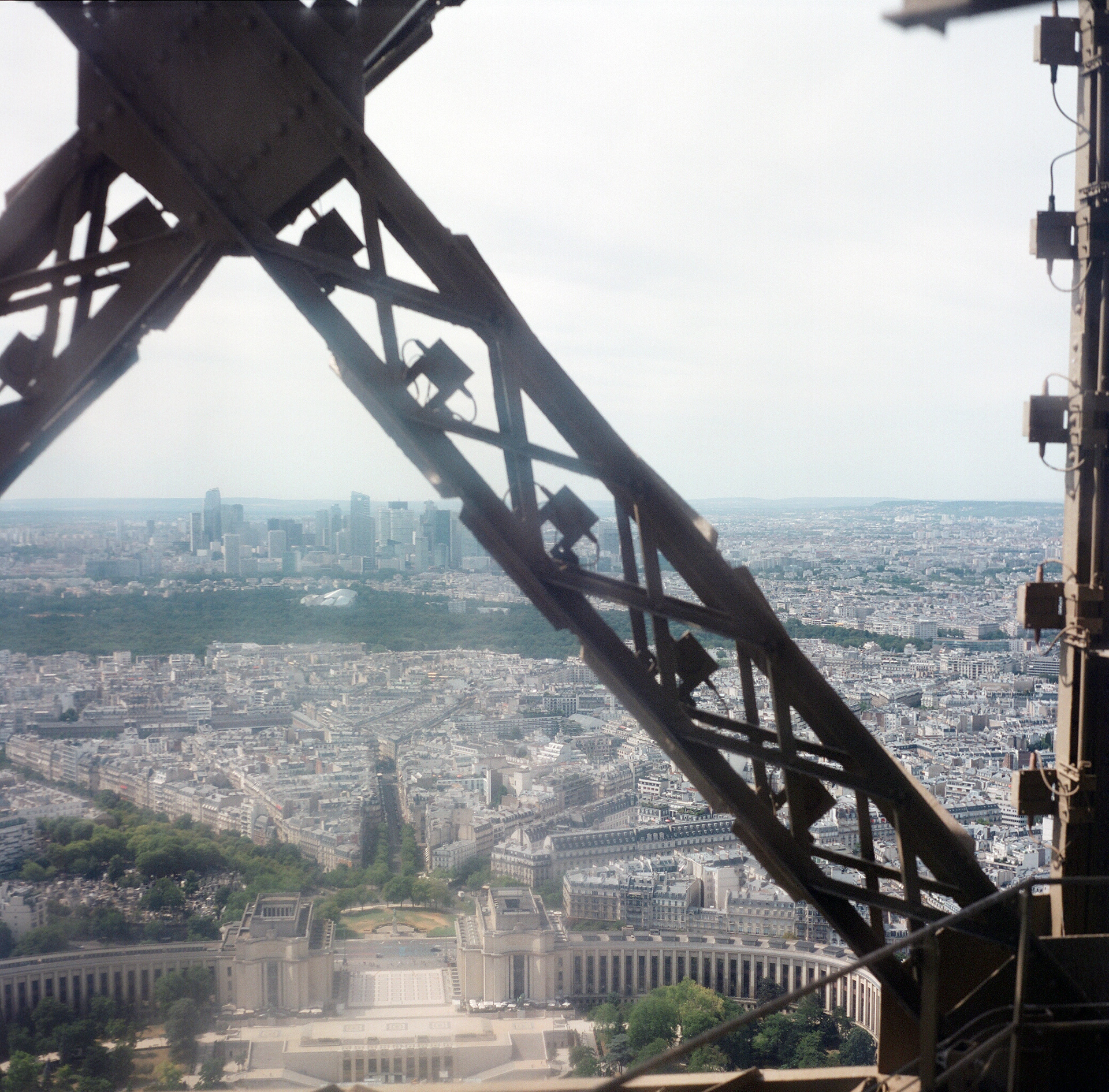 View from the Eiffel Tower (2026), Paris, France | Camera: Yashica Mat-124G | Film: Fujifilm Pro 400H