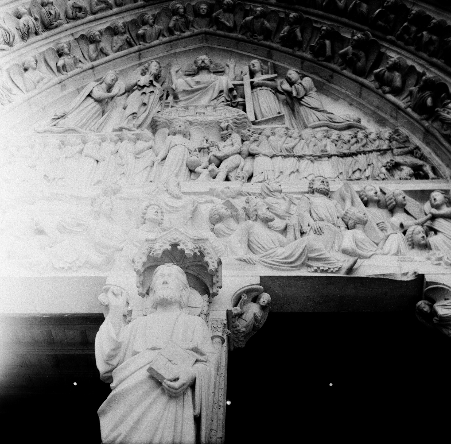 The Eyes of Notre Dame (2026), Paris, France | Camera: Yashica Mat-124G | Film: Svema FN64 | Filter: R72