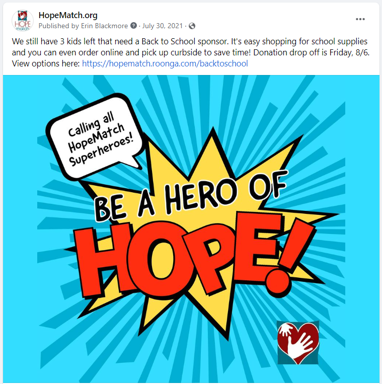 Non-profile Social Post