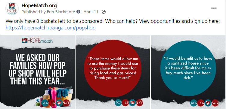 Event promo carousel images