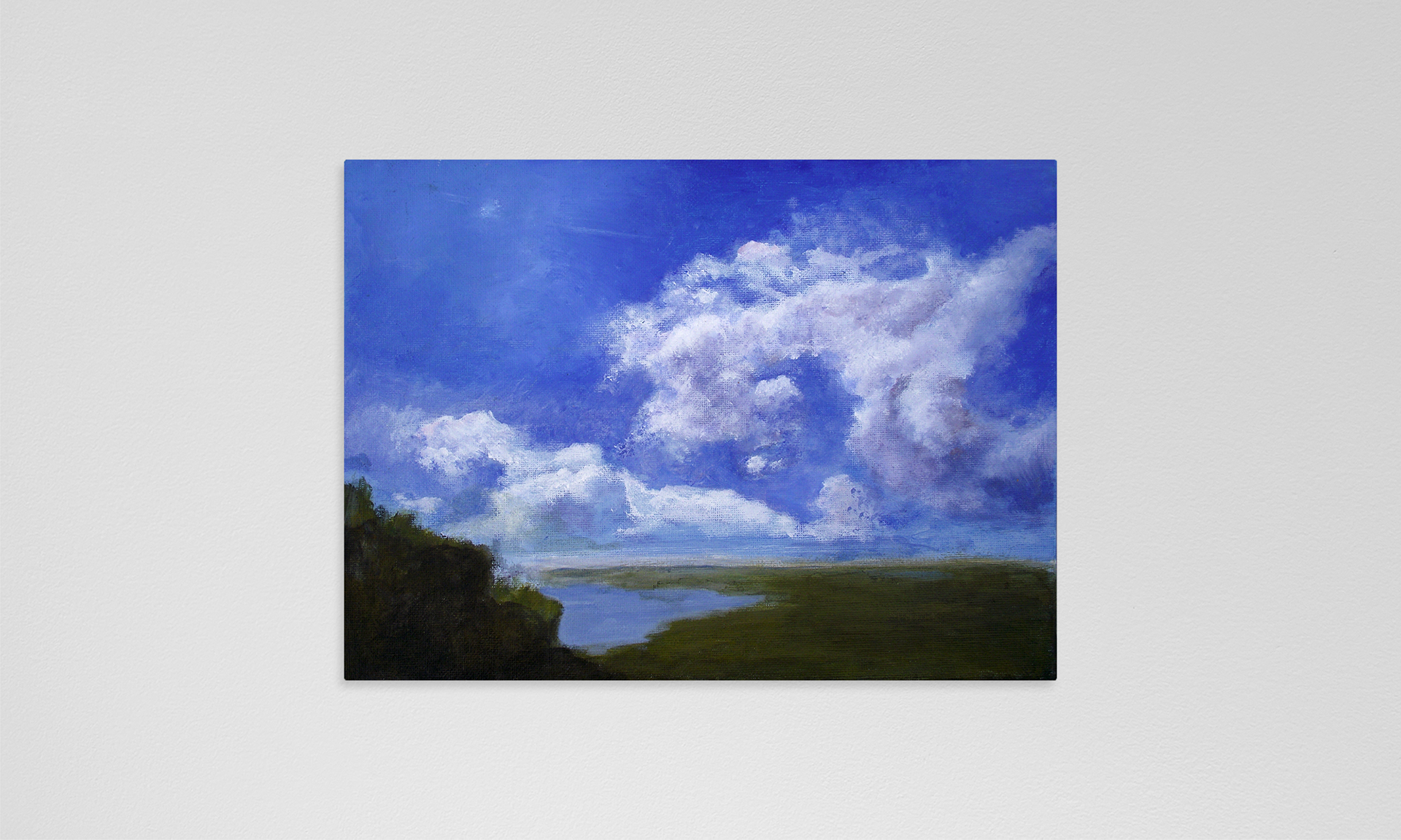 "Skyscape" Acrylic on Board