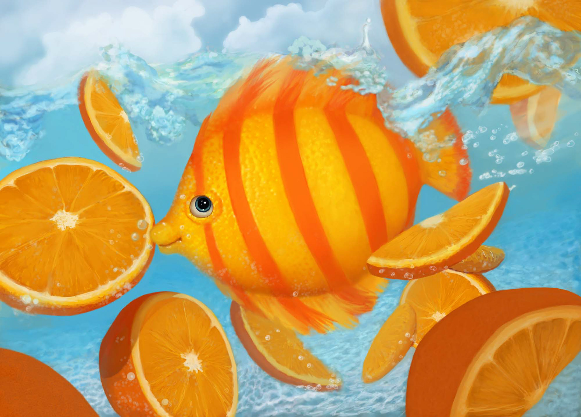 "This Fish Has Had Enough" Digital Illustration