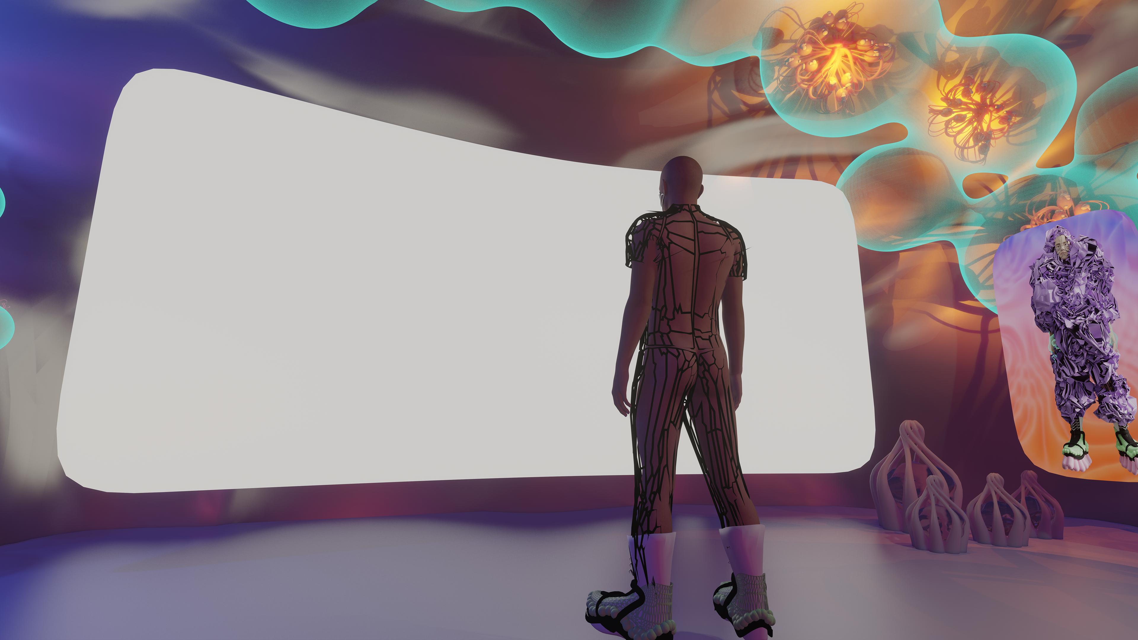 Concept de scénographie pour l'installation "Gamma 30021"