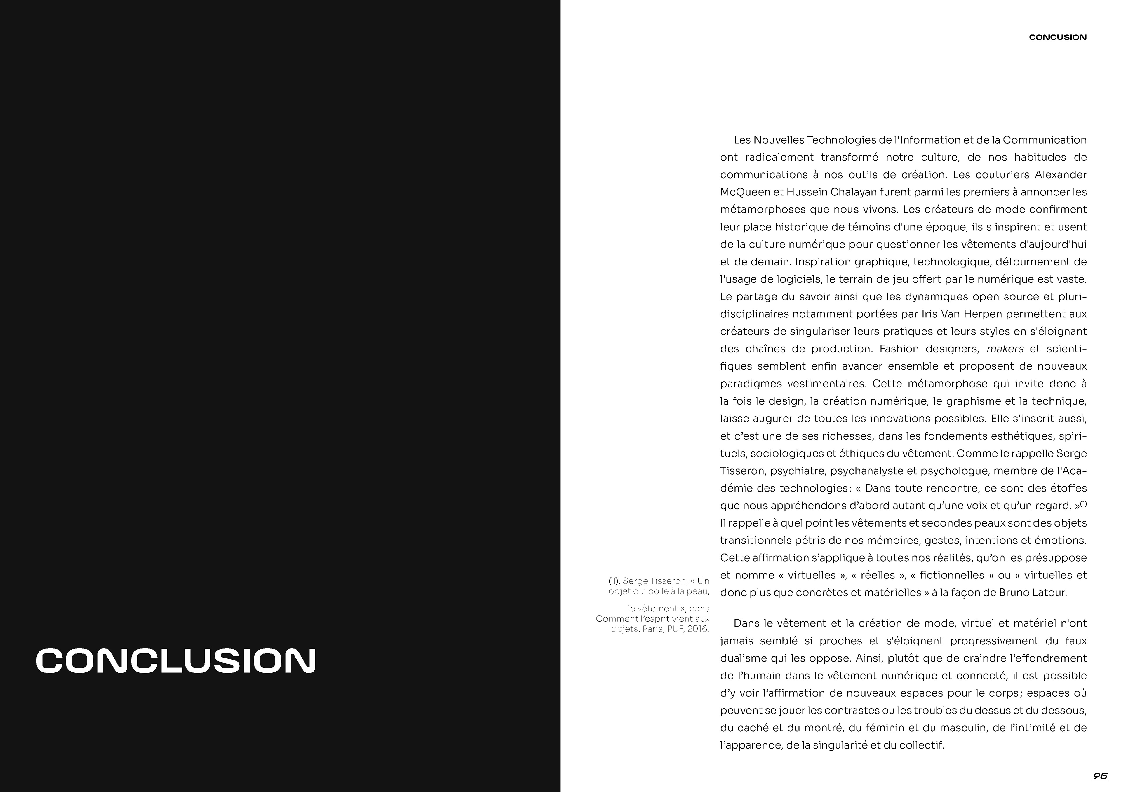 Conclusion, Mémoire Kélit Raynaud "Les nouveaux stylistes"