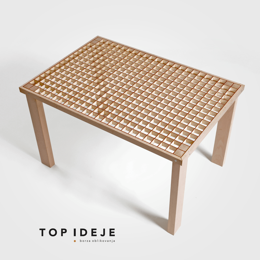 folding dining table fičko, industrial design, Metod Burgar